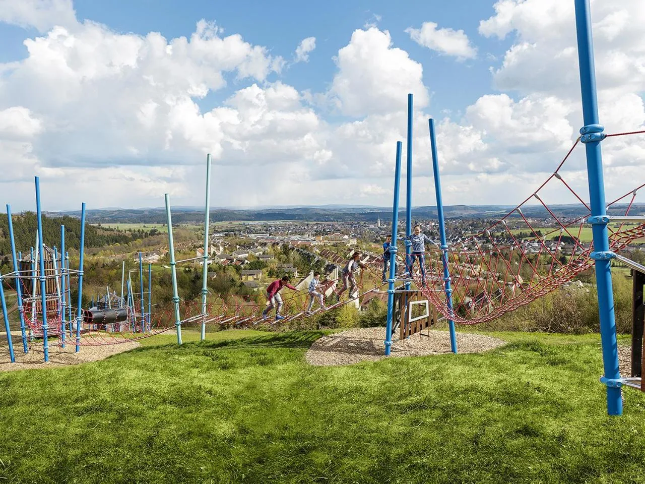 Children play ground in Hotel Hochsauerland by Center Parcs