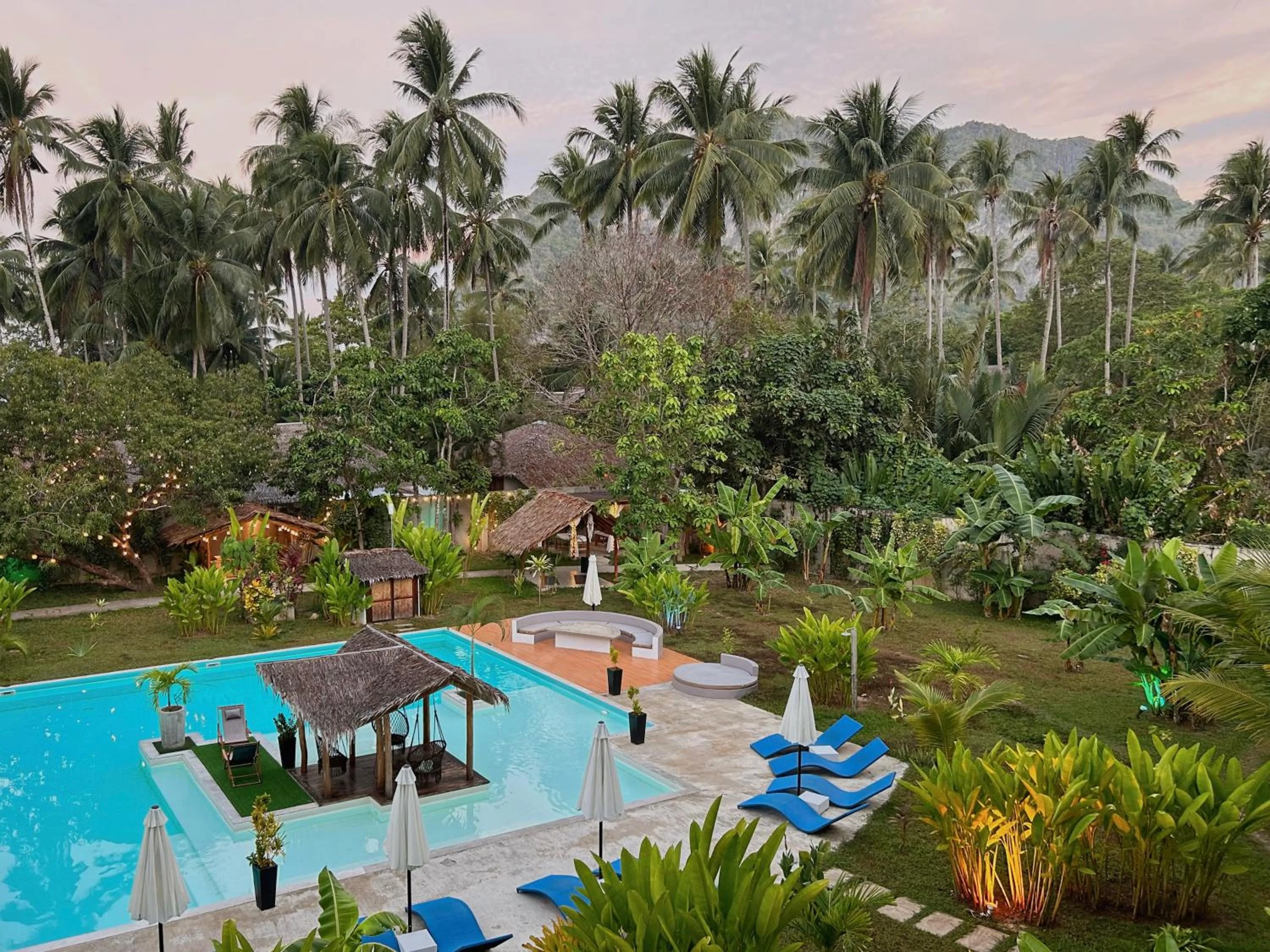 Natural landscape in El Nido Moringa Resort