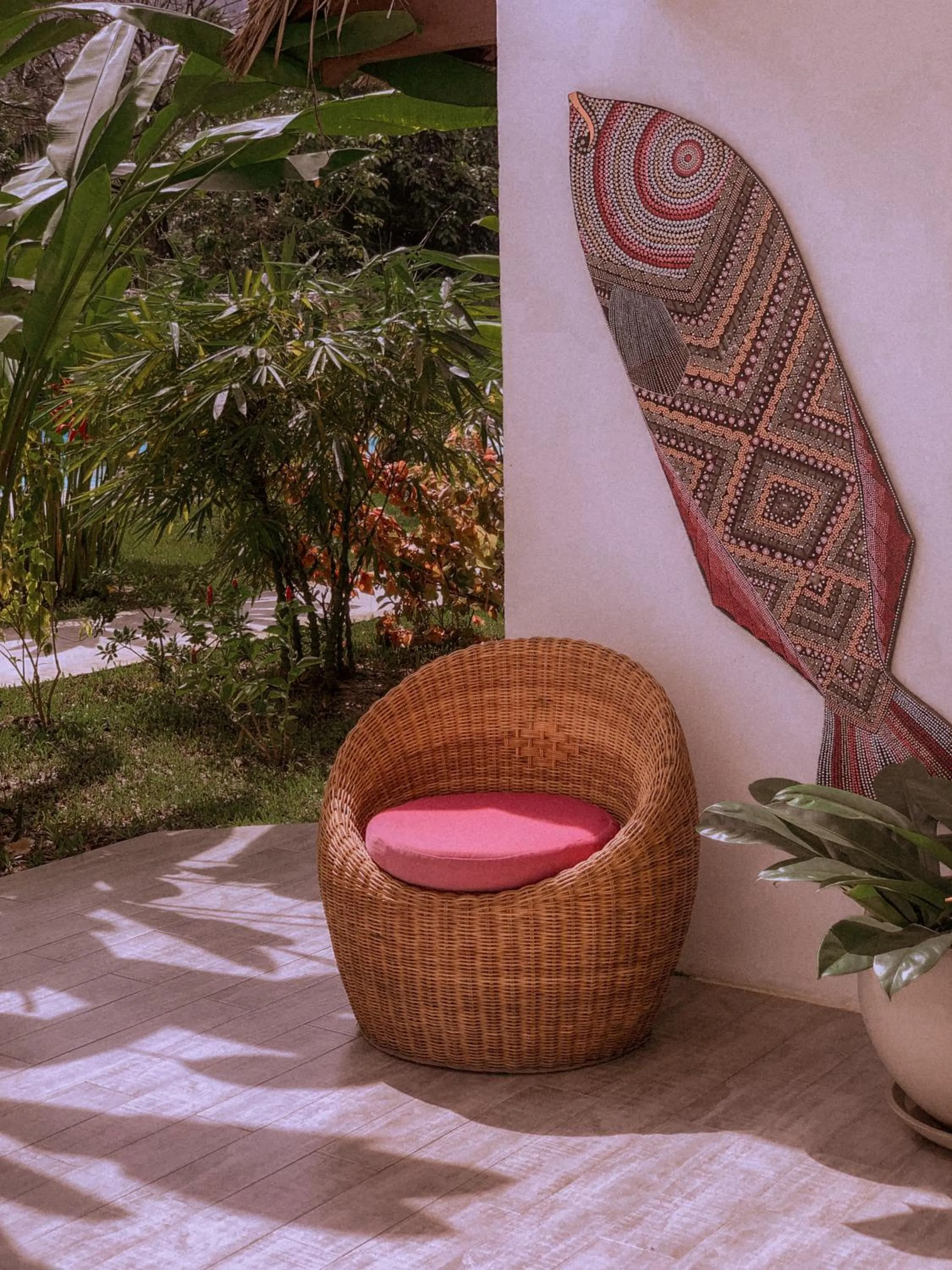 Garden view in El Nido Moringa Resort