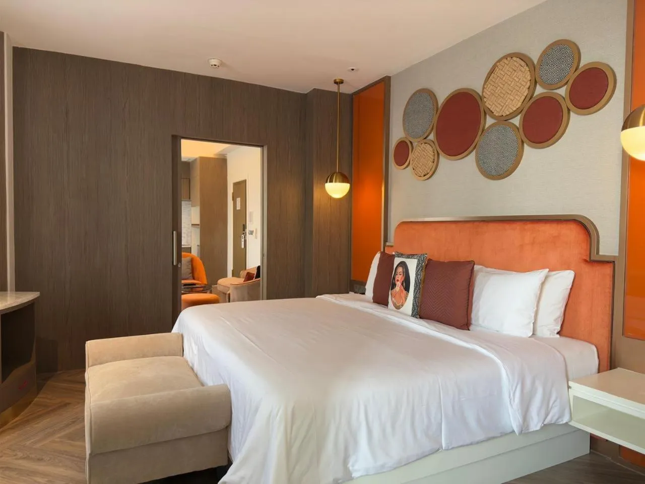 Bed in La Seine Hotel