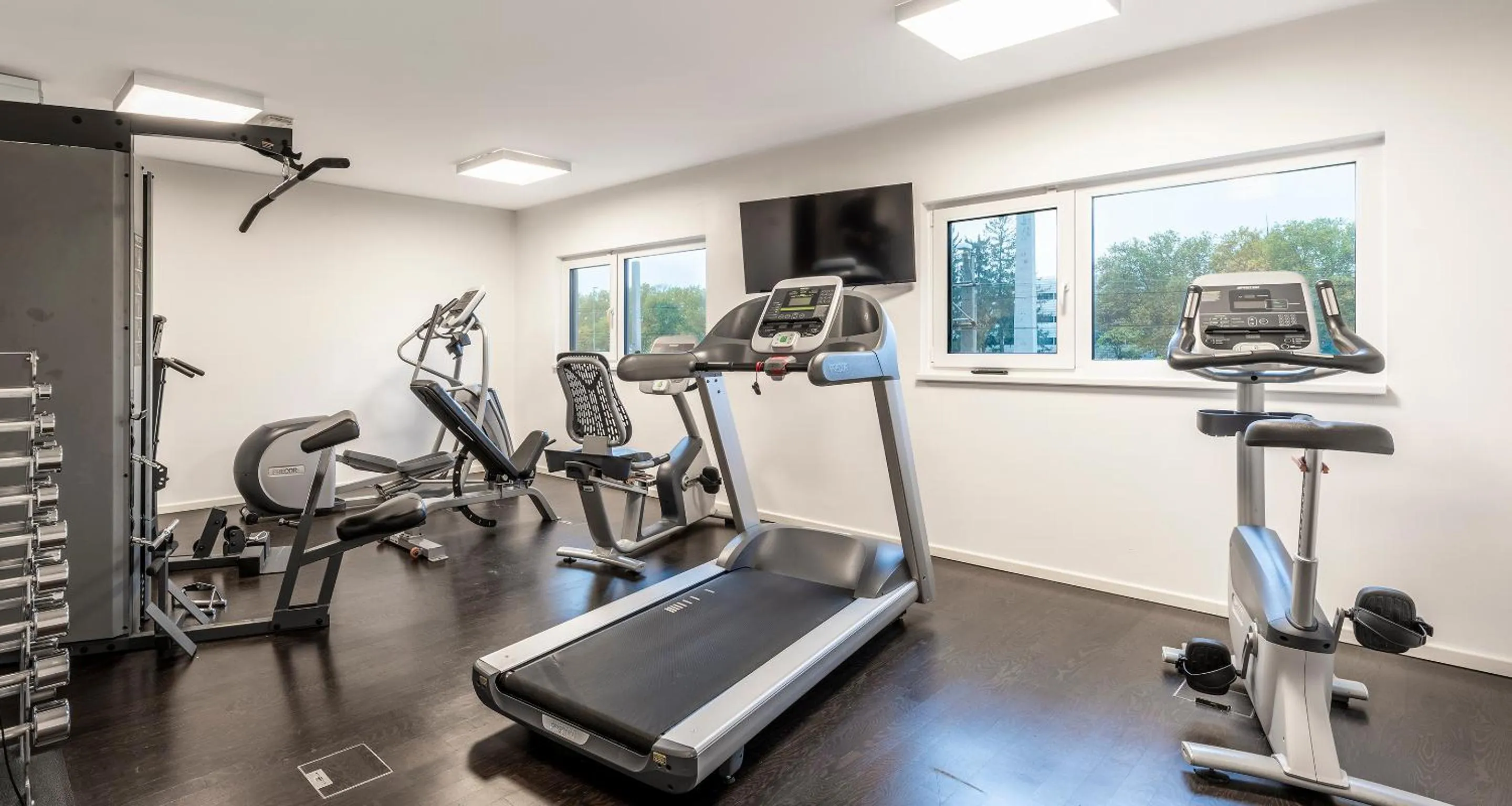 Fitness centre/facilities in PLAZA INN Graz