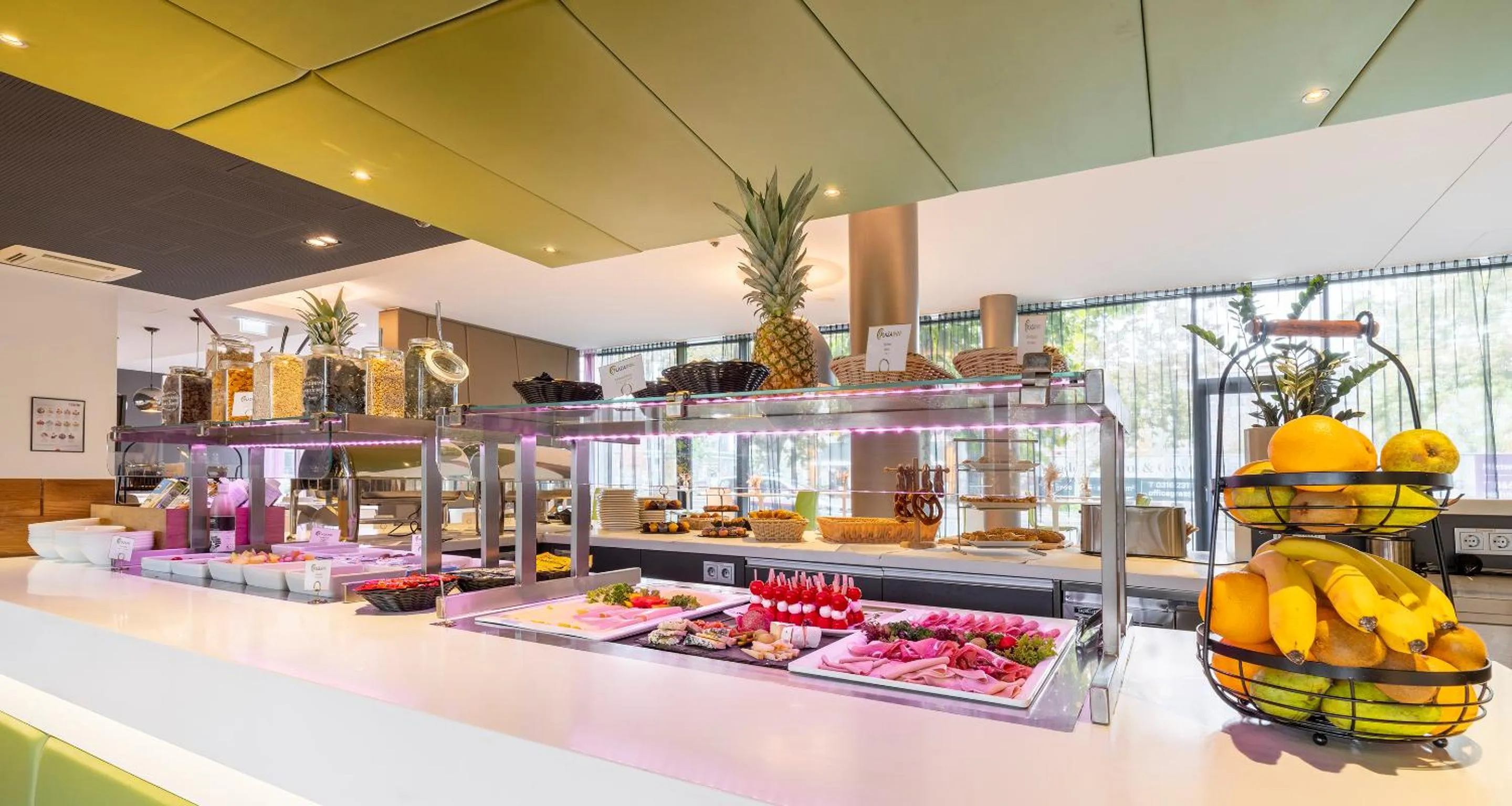 Buffet breakfast in PLAZA INN Graz