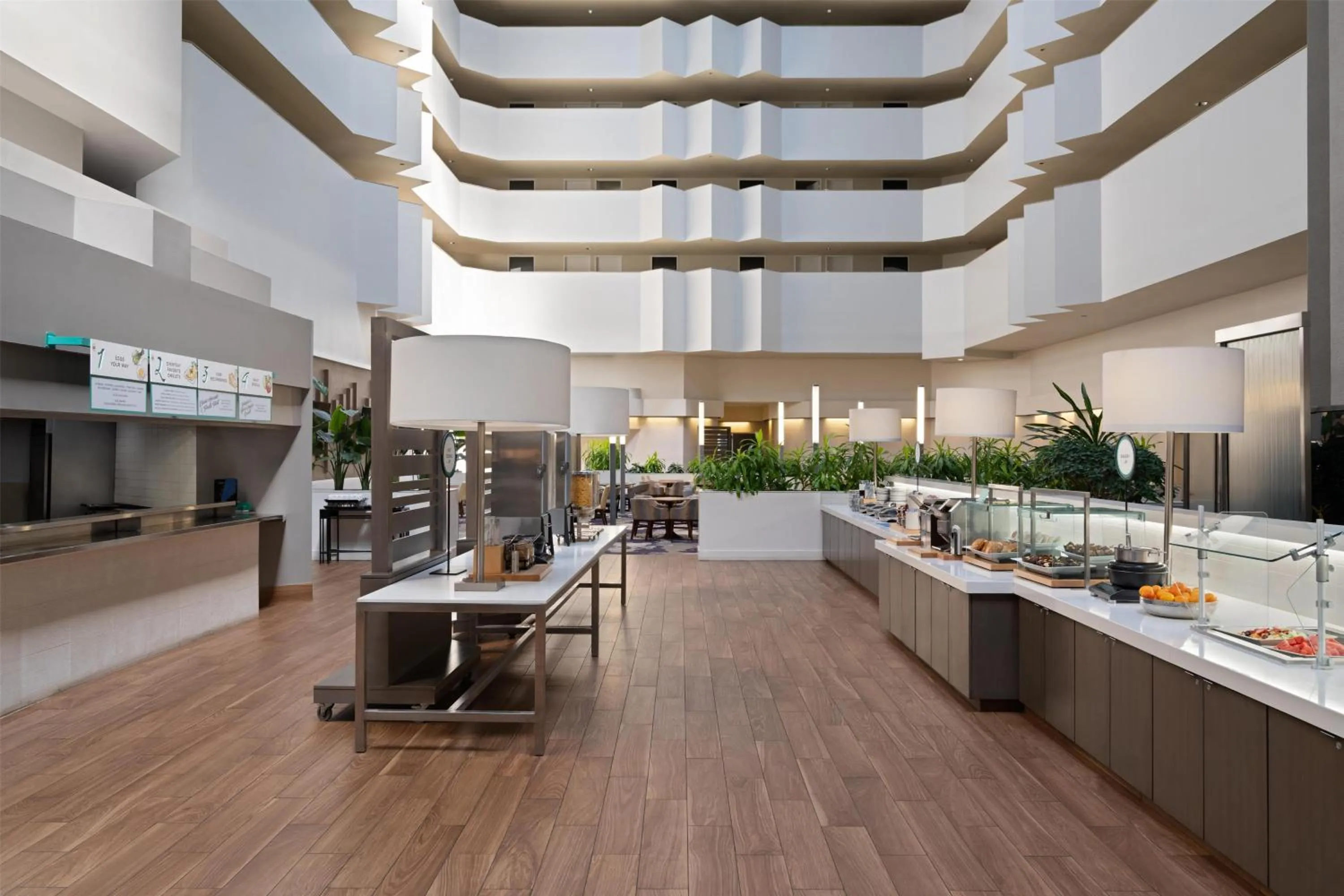 Breakfast in Embassy Suites Boca Raton