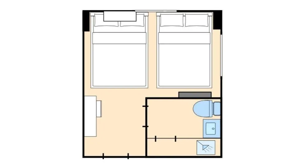Floor plan in EIWA PLACE HOTEL Hakata