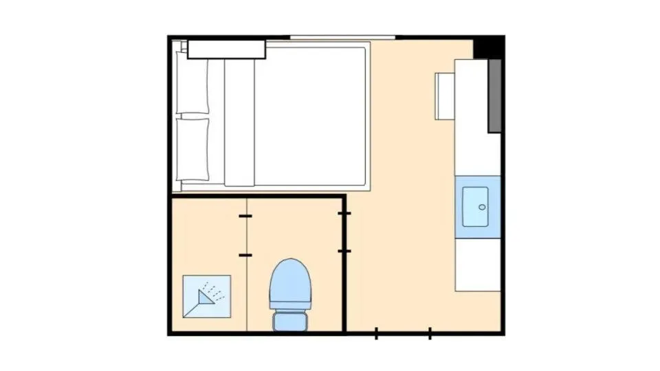 Floor plan in EIWA PLACE HOTEL Hakata