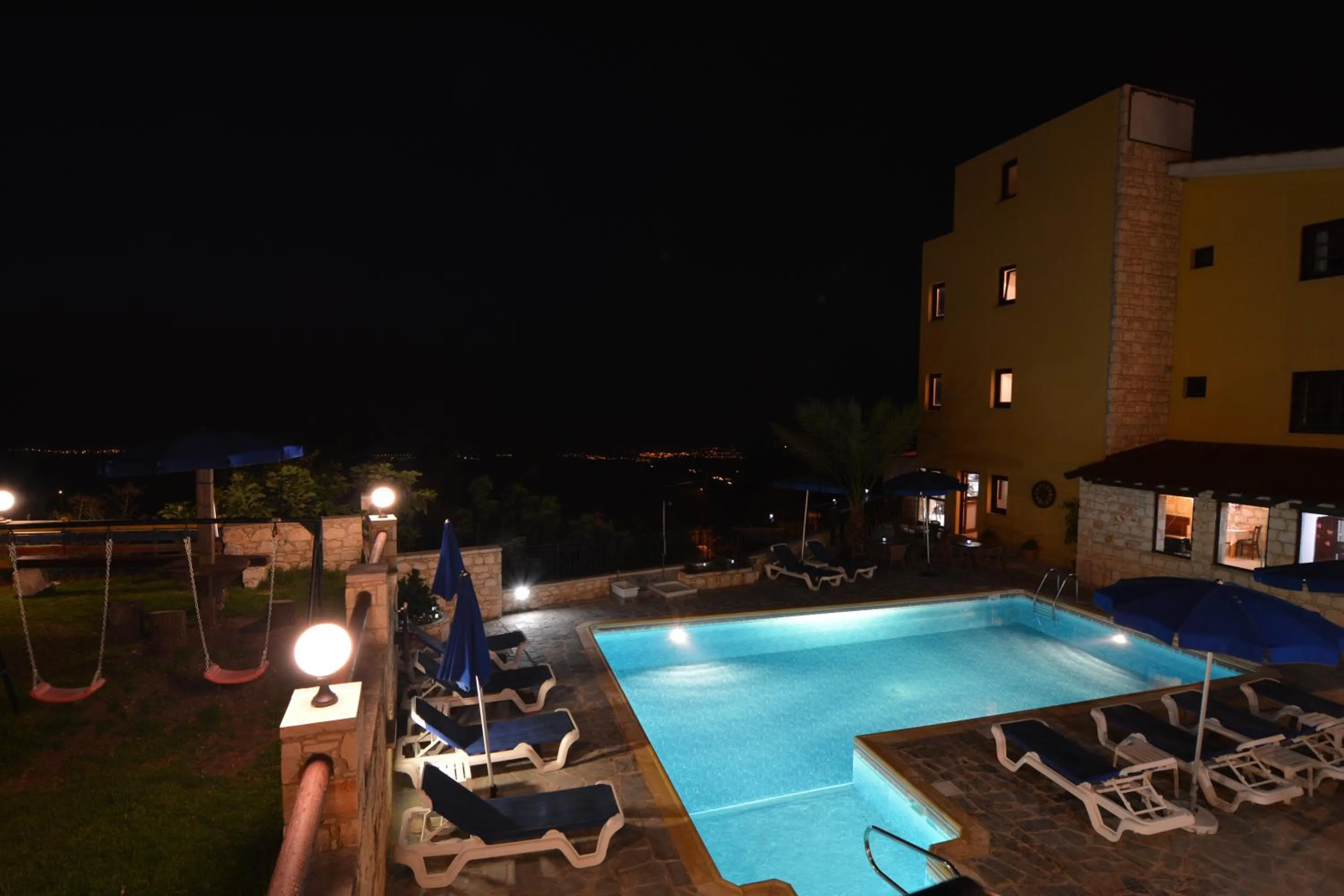 Pool view in Palates Hotel