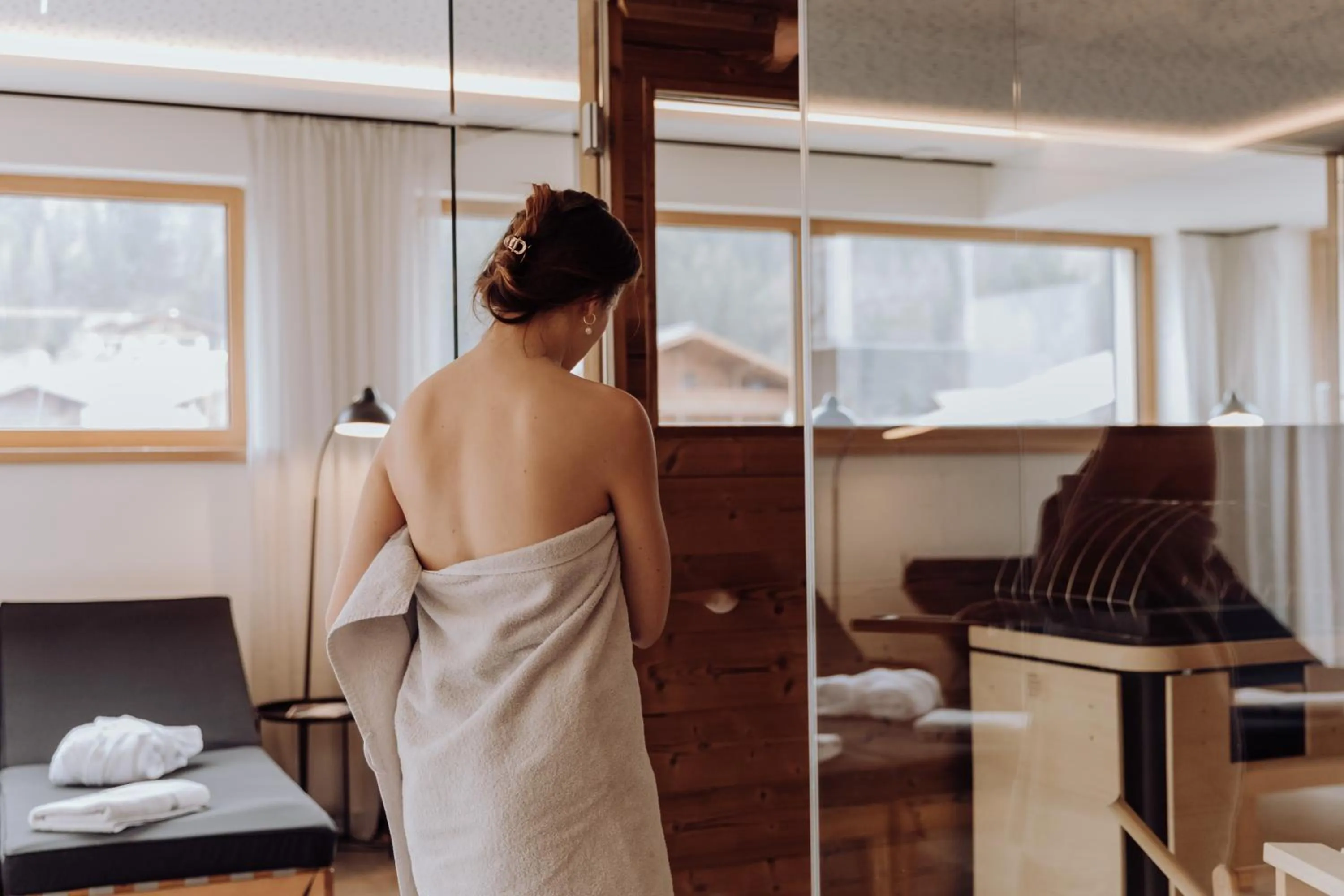 Sauna in FORSTAUERWiRT Hotel & Restaurant