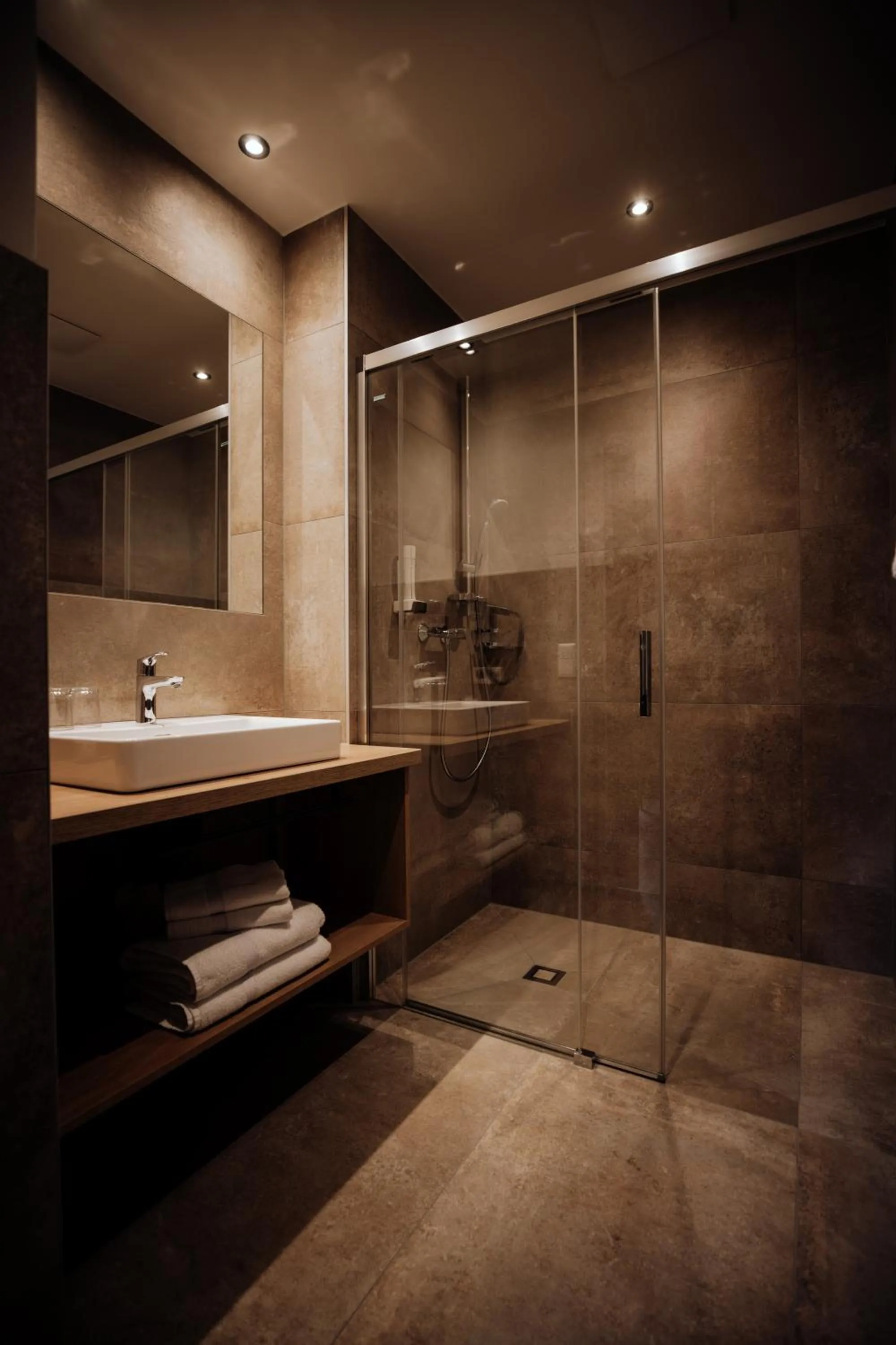 Shower in FORSTAUERWiRT Hotel & Restaurant