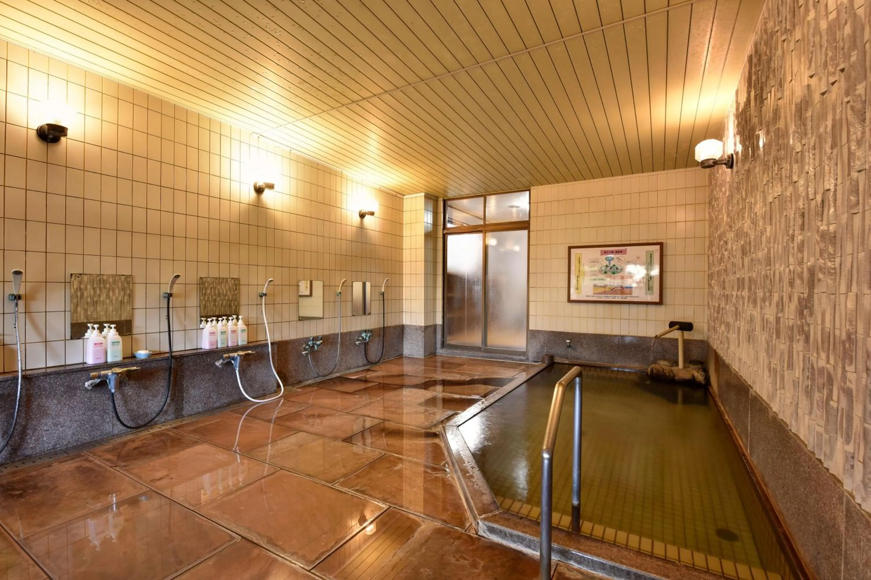 Hot Spring Bath in Rakusuien