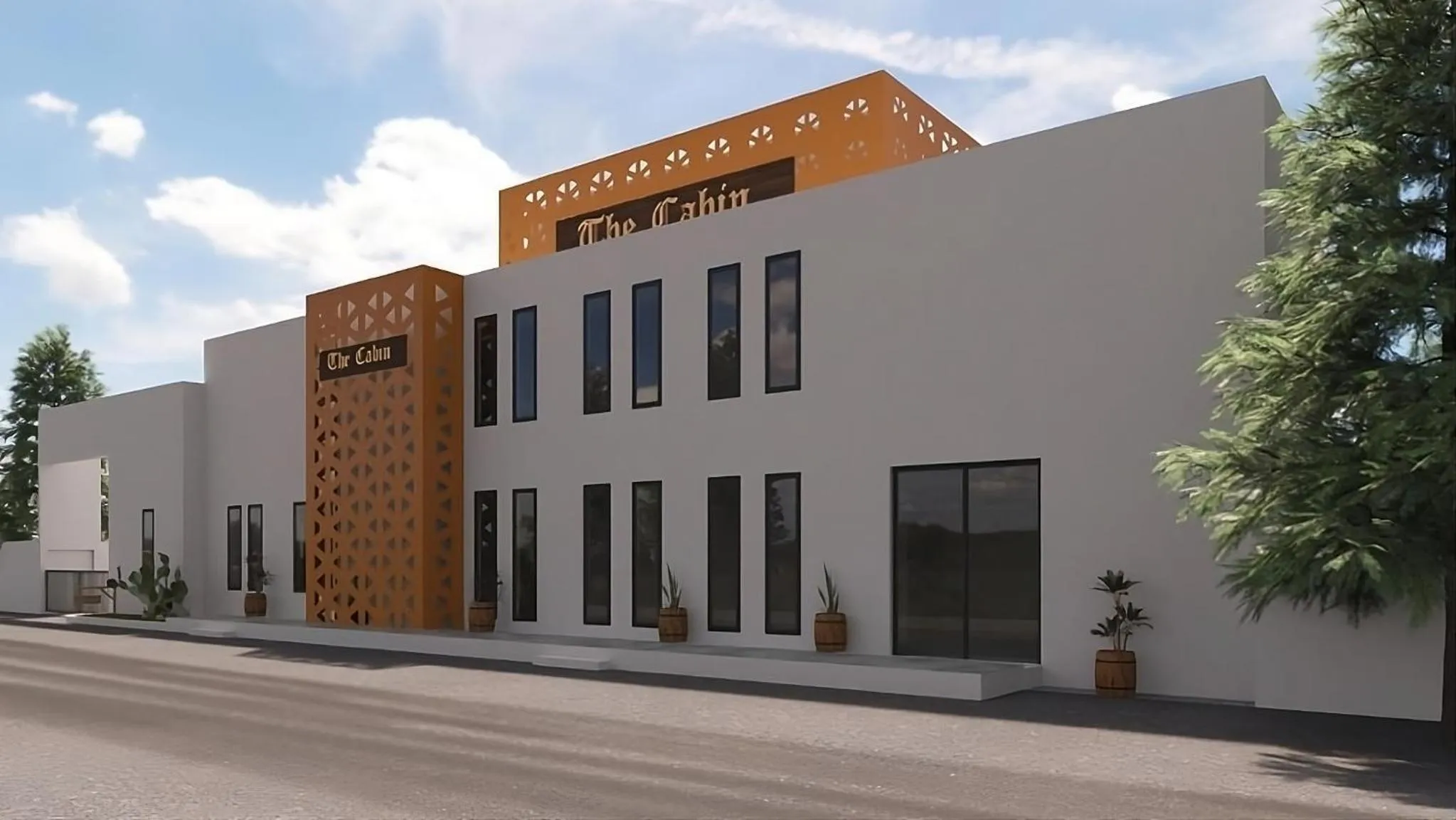 Property building in The Cabin Hotel