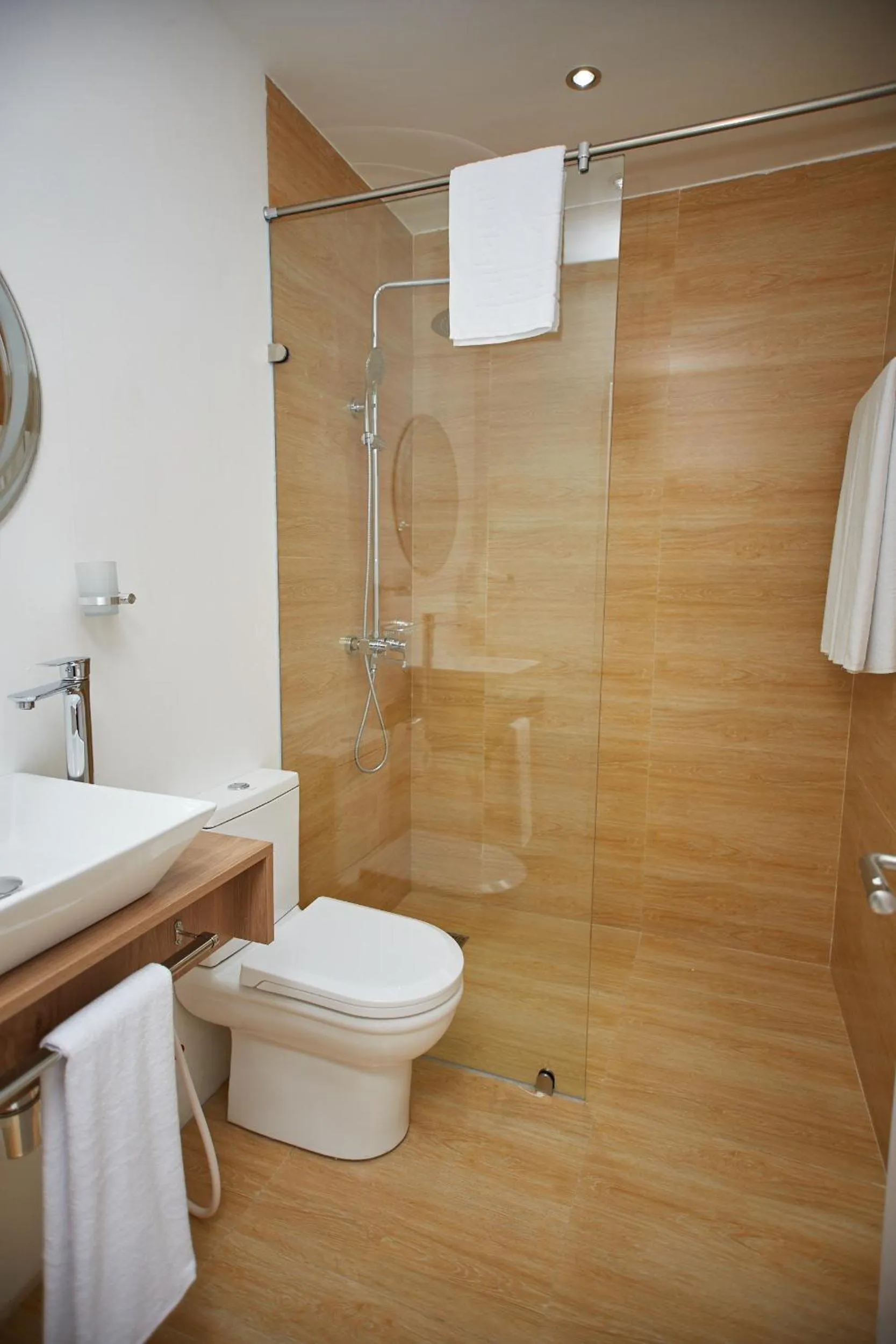 Shower in The Cabin Hotel