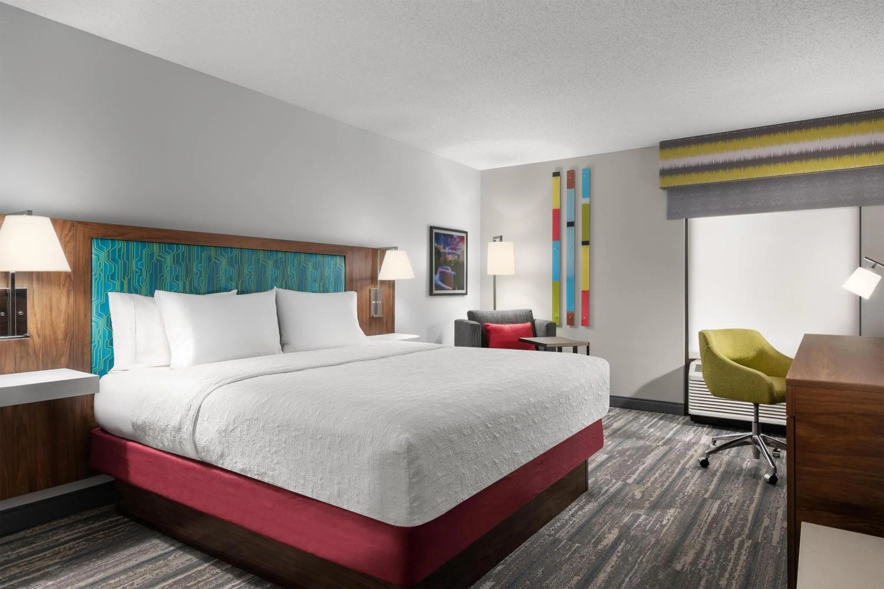 Bed in Hampton Inn Columbia Northeast-Fort Jackson Area