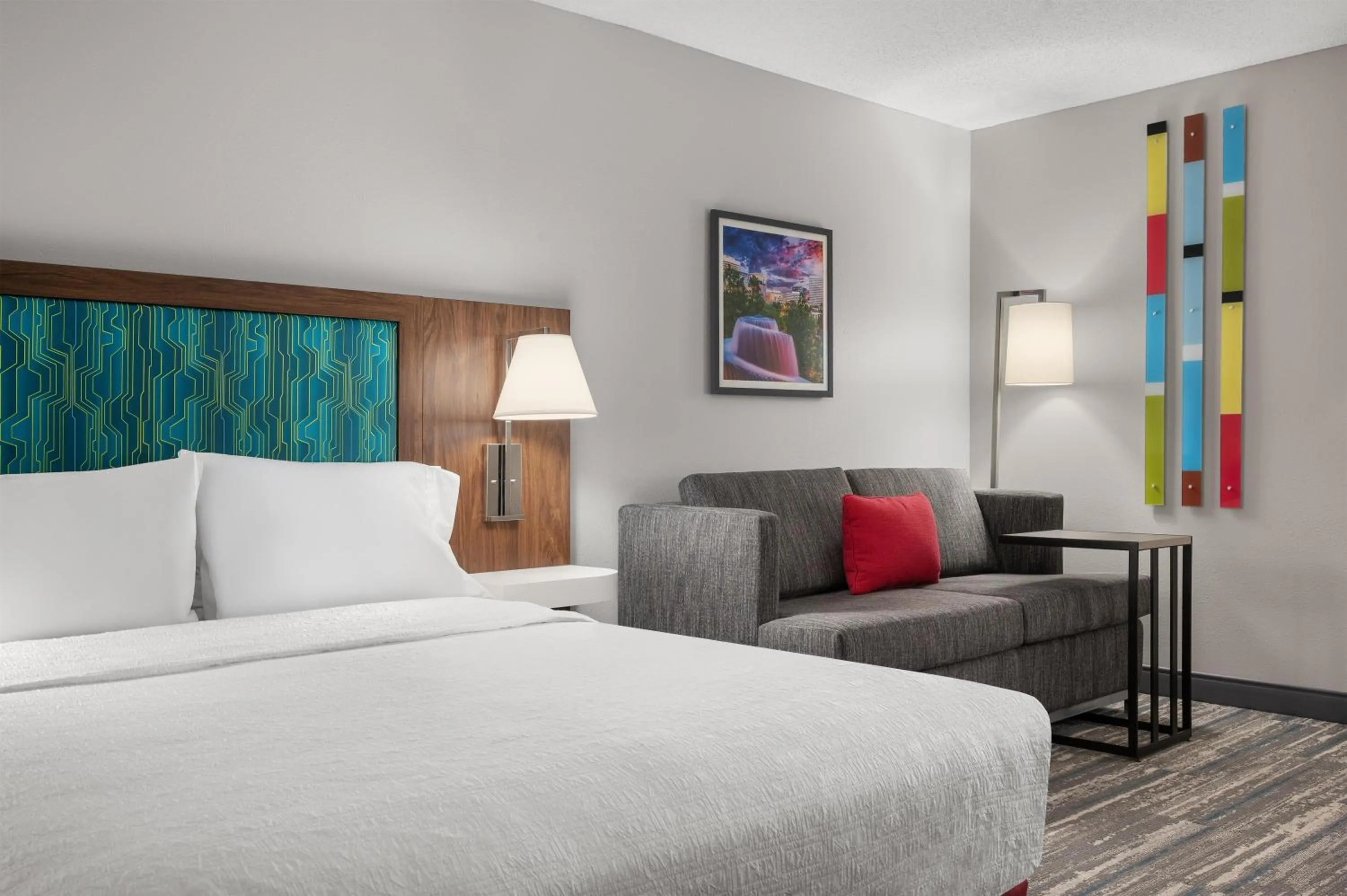 Bed in Hampton Inn Columbia Northeast-Fort Jackson Area