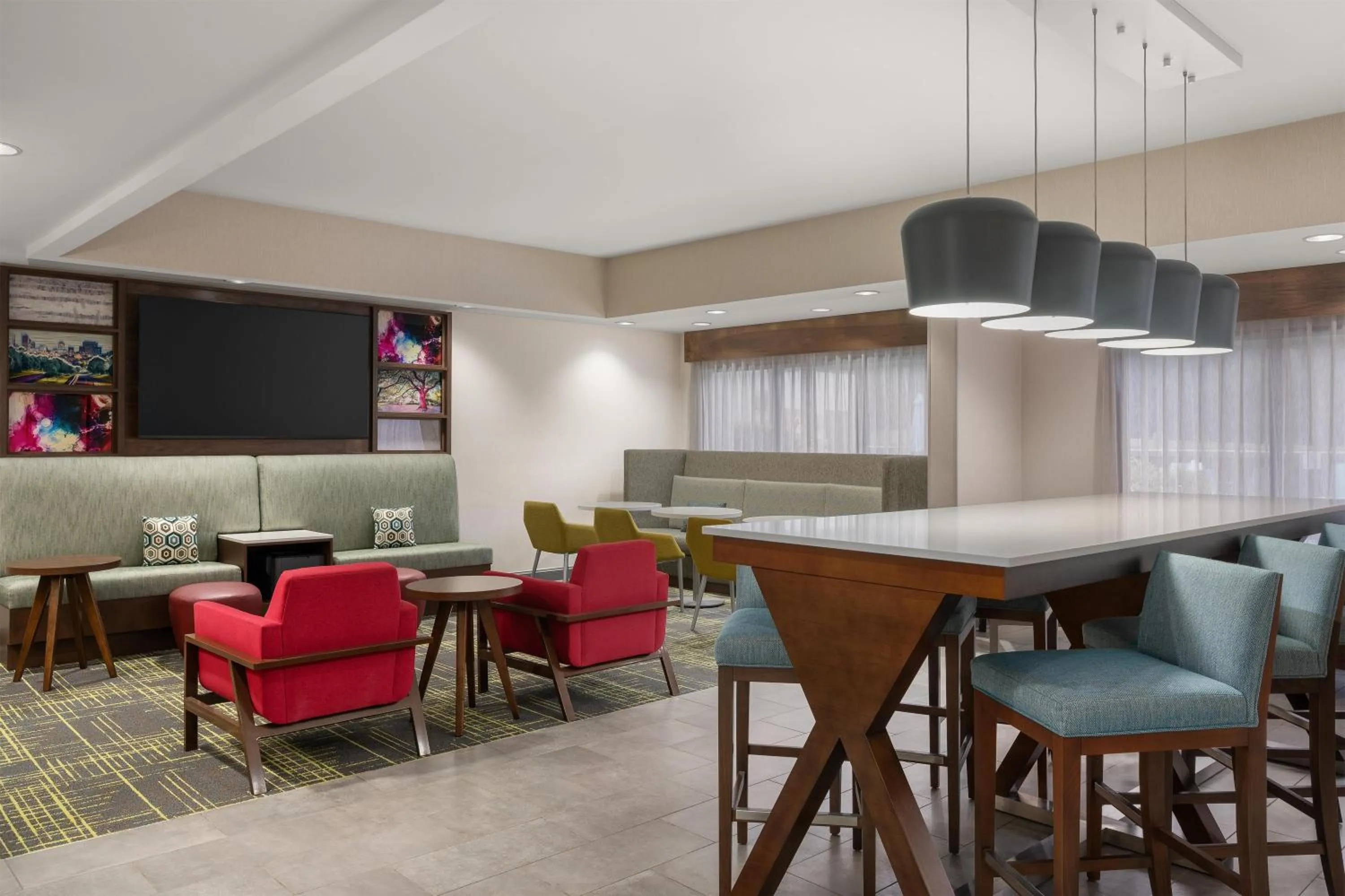 Lobby or reception in Hampton Inn Columbia Northeast-Fort Jackson Area