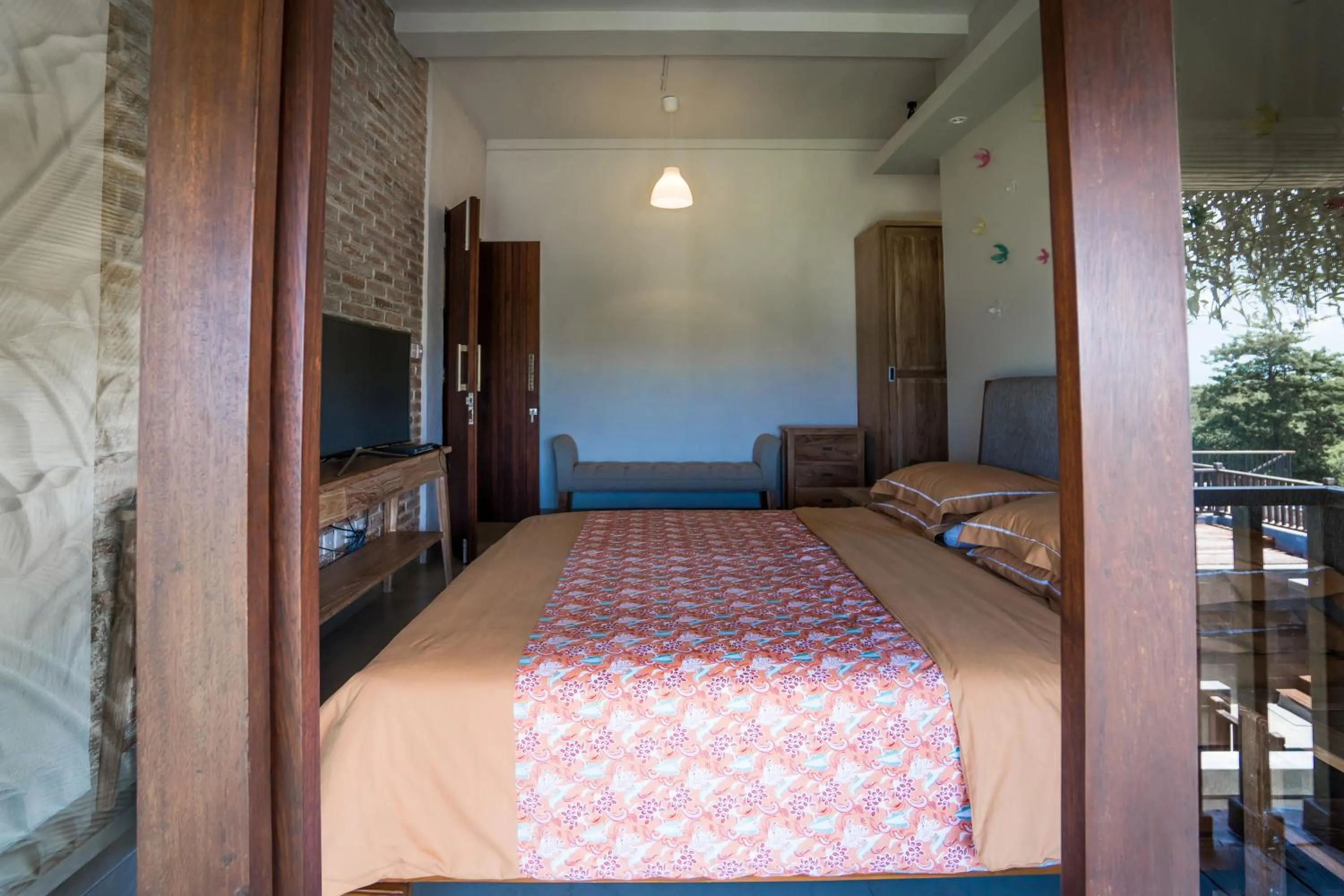 Bed in The Ocean Views Luxury Villas & Apartment