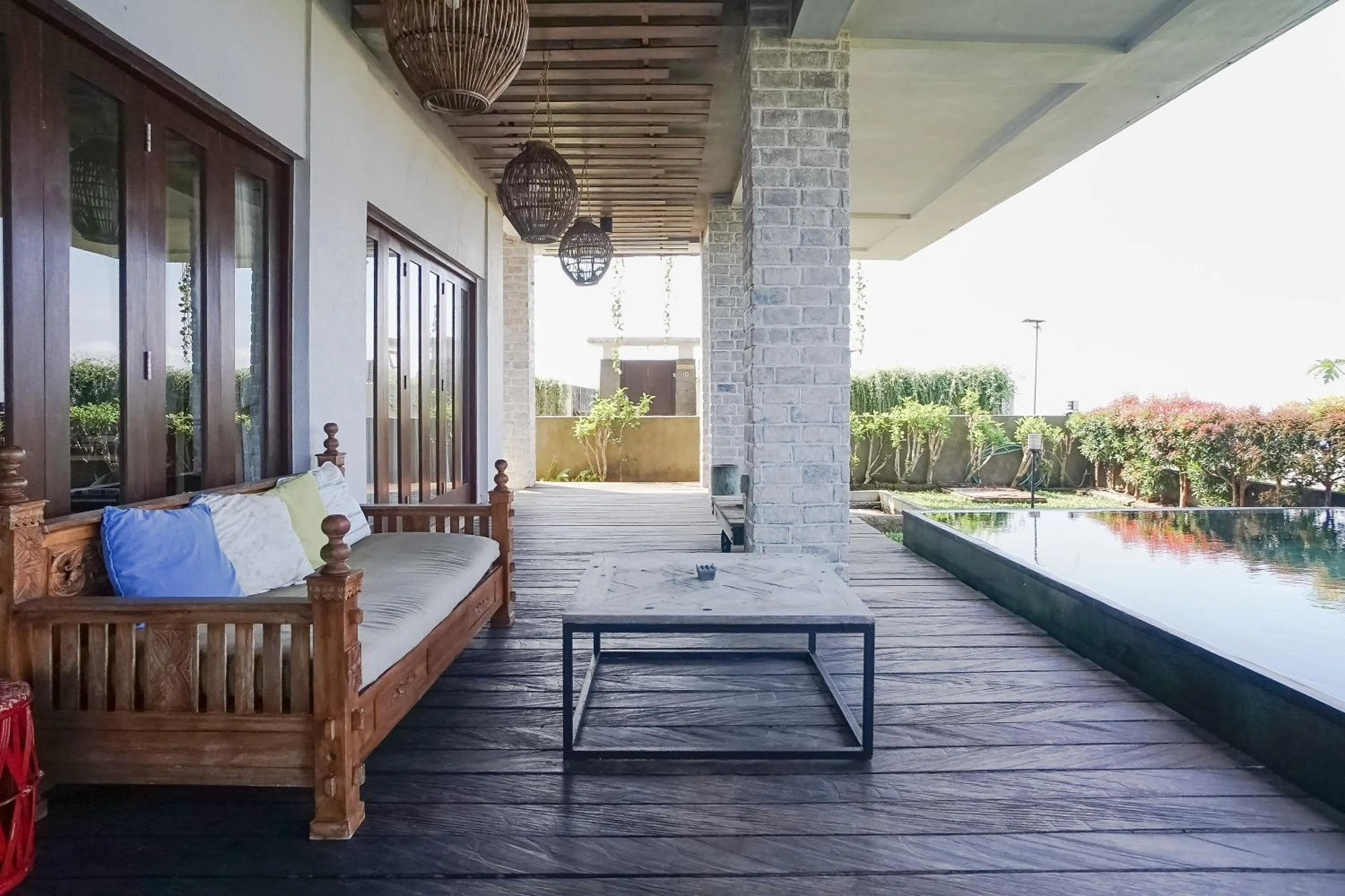 Balcony/Terrace in The Ocean Views Luxury Villas & Apartment