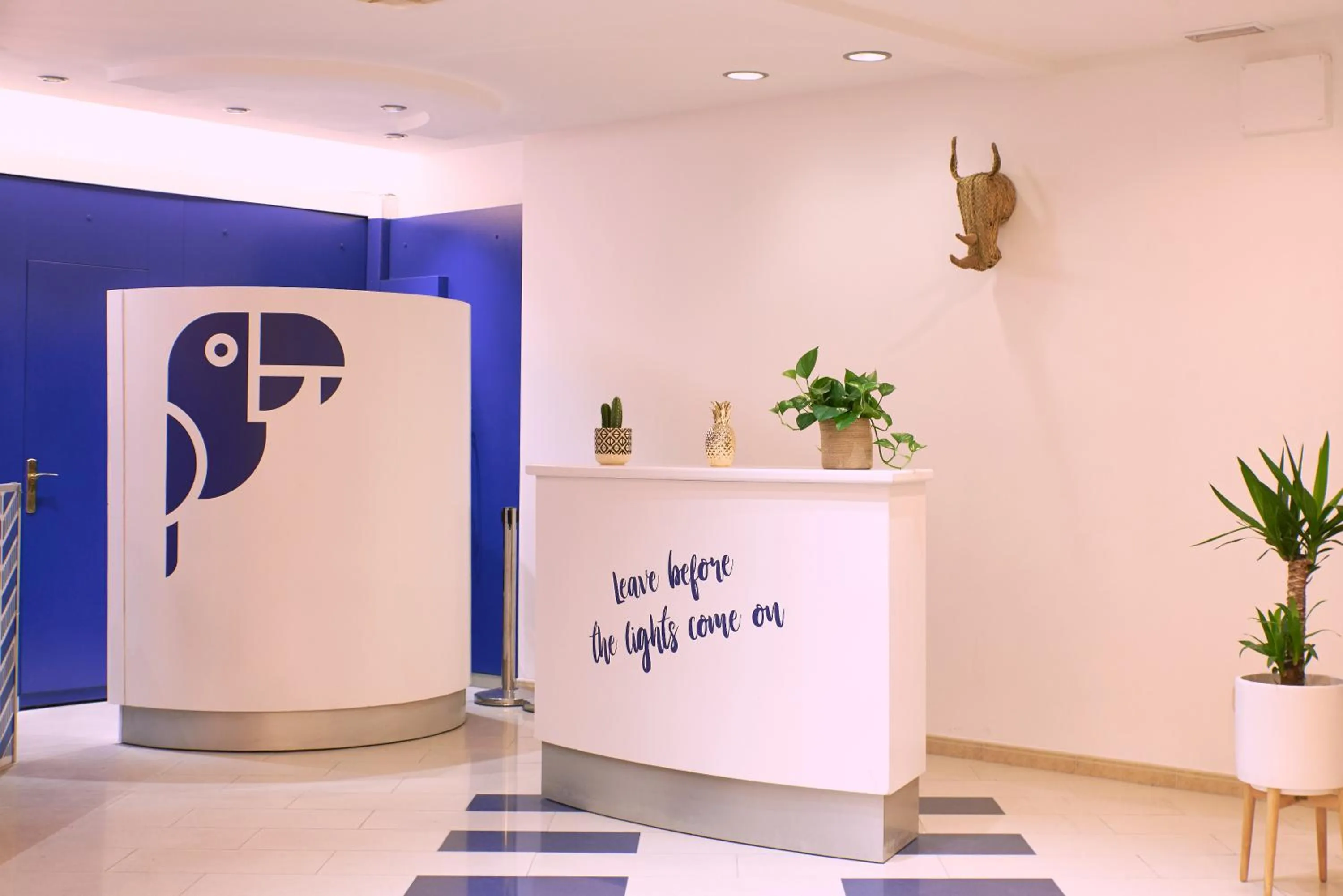 Lobby or reception in Hotel Caribe