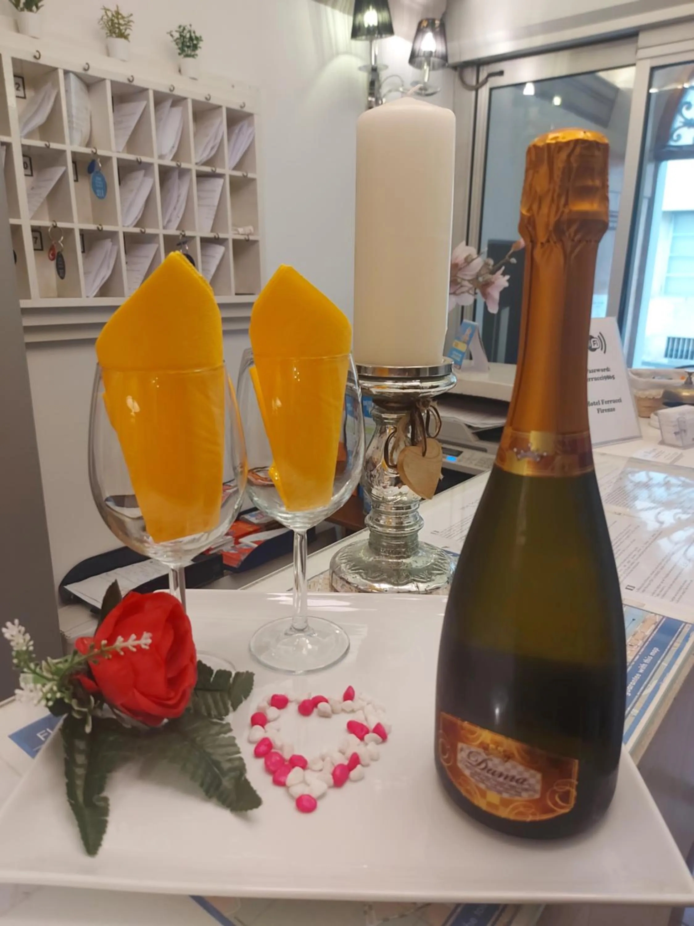 Lobby or reception in Hotel Ferrucci