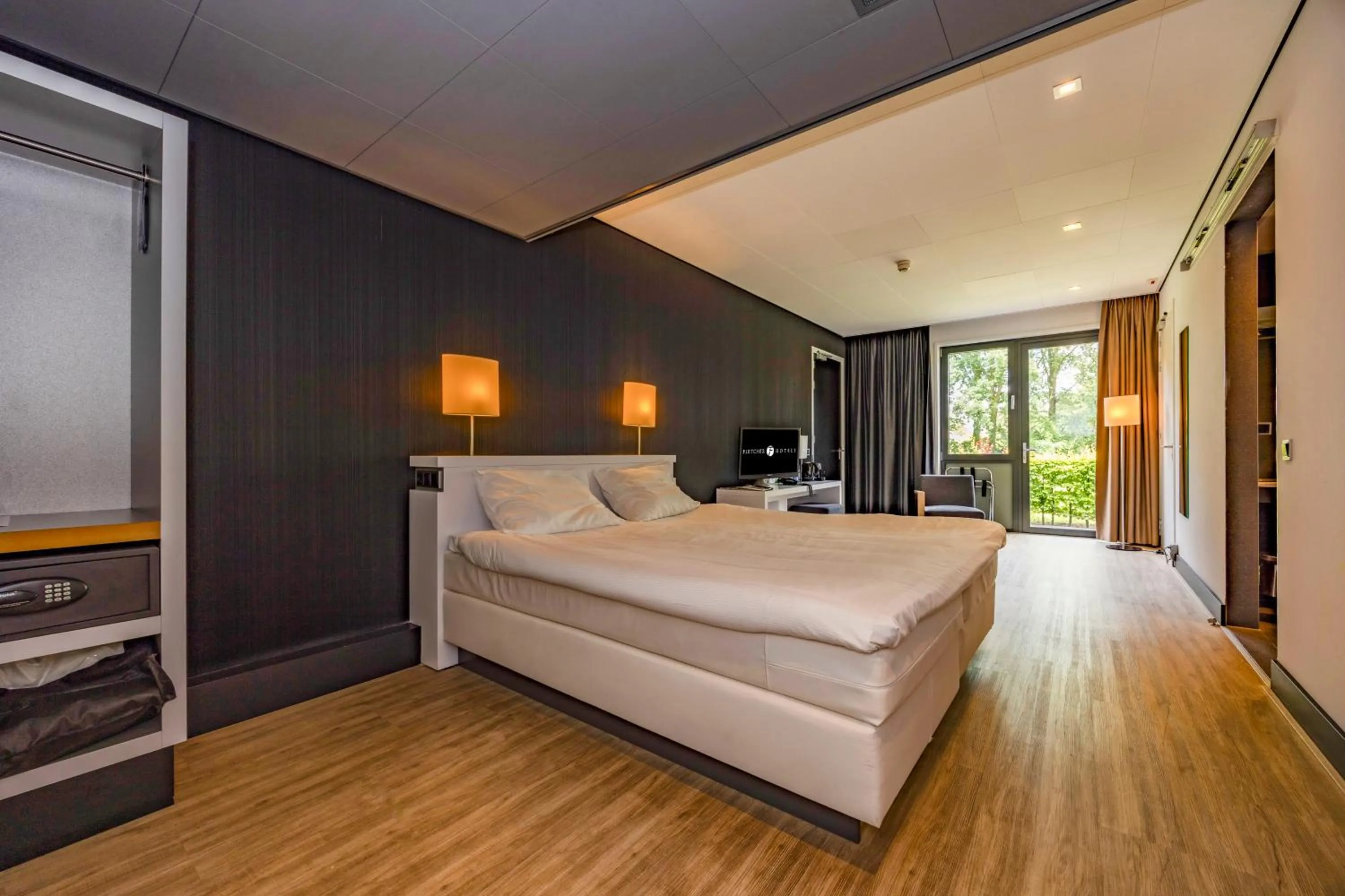 Bedroom, Bed in Fletcher Hotel-Restaurant Teugel Uden-Veghel