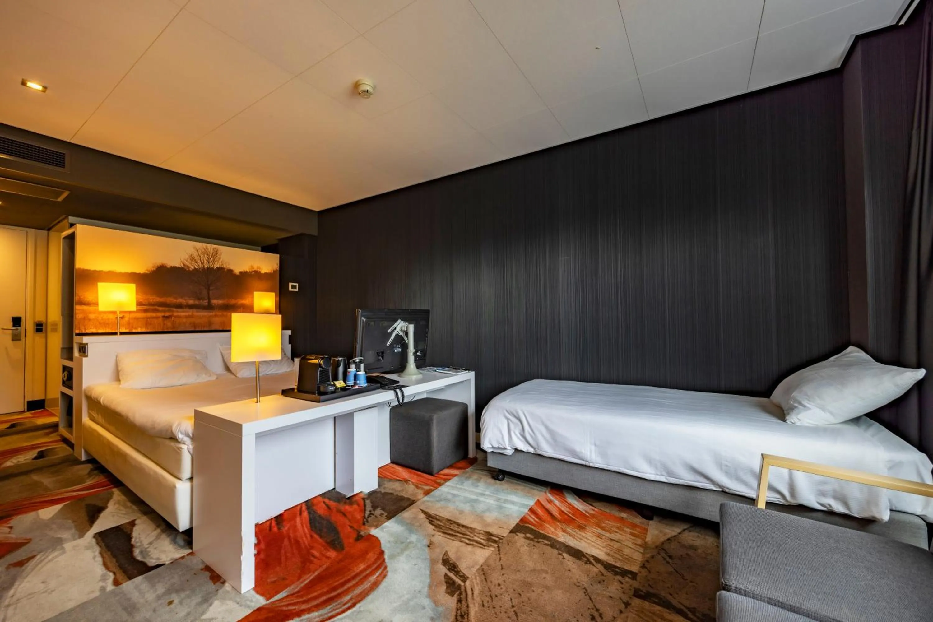 Bedroom, Bed in Fletcher Hotel-Restaurant Teugel Uden-Veghel