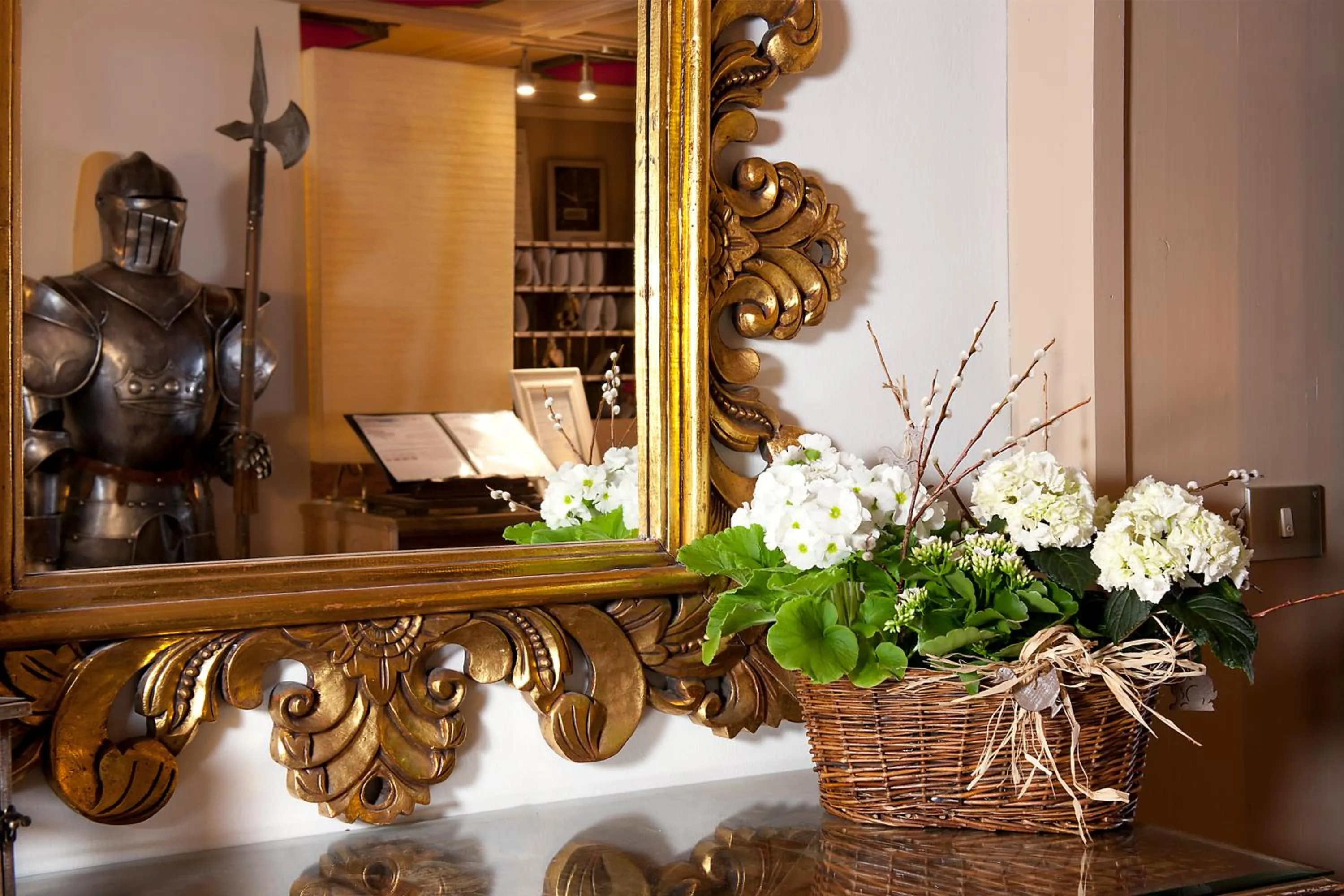 Decorative detail in Hotel Italia