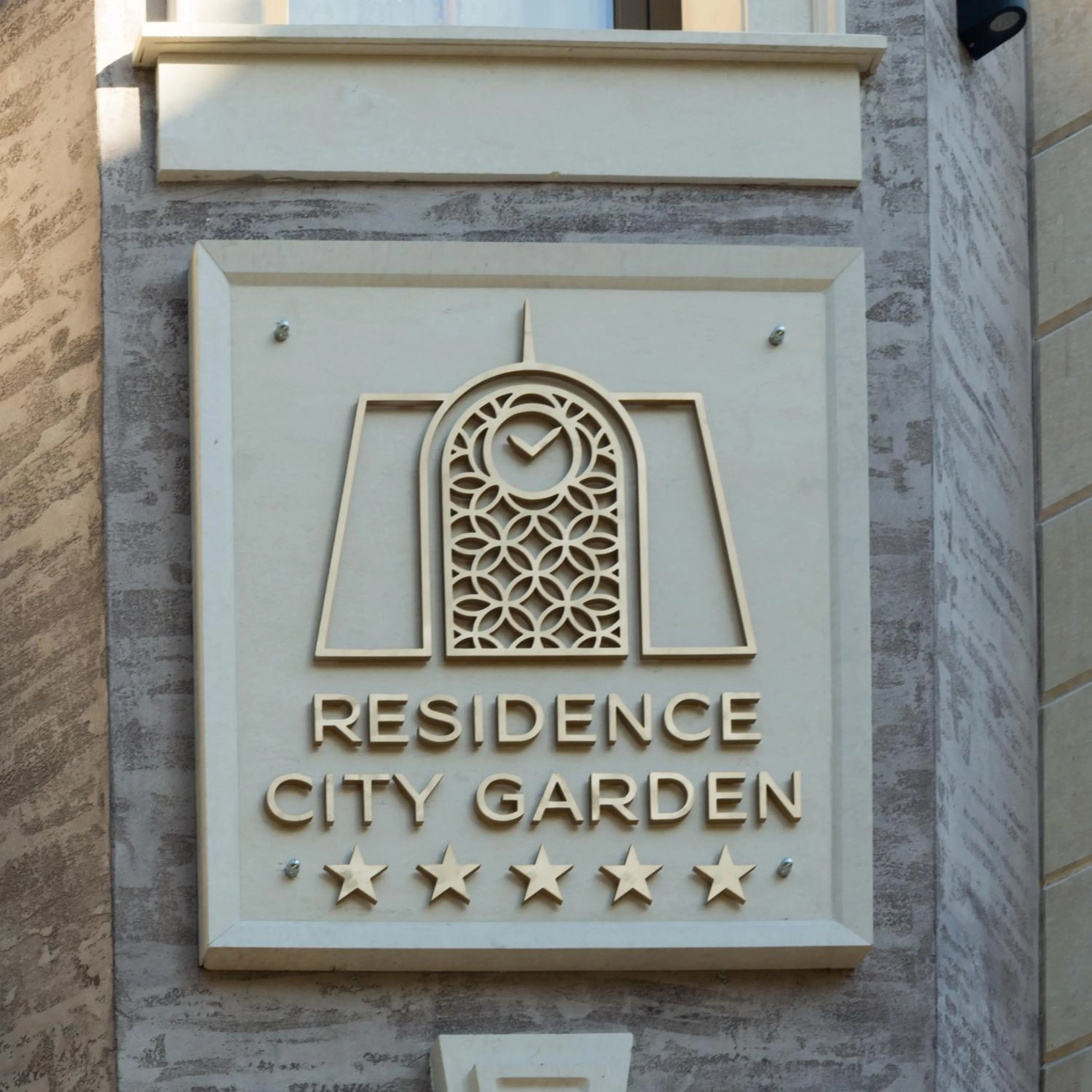 Property logo or sign in Residence City Garden - Certificate of Excellence Top 10 BEST Five-Stars City Hotels for 2024 awarded by HTIF