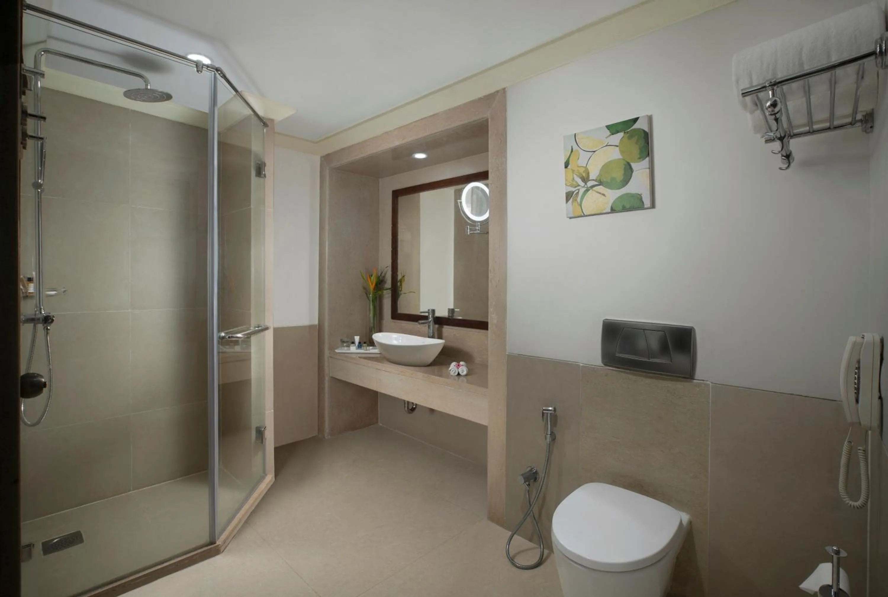 Shower in Radisson Blu Resort, Goa