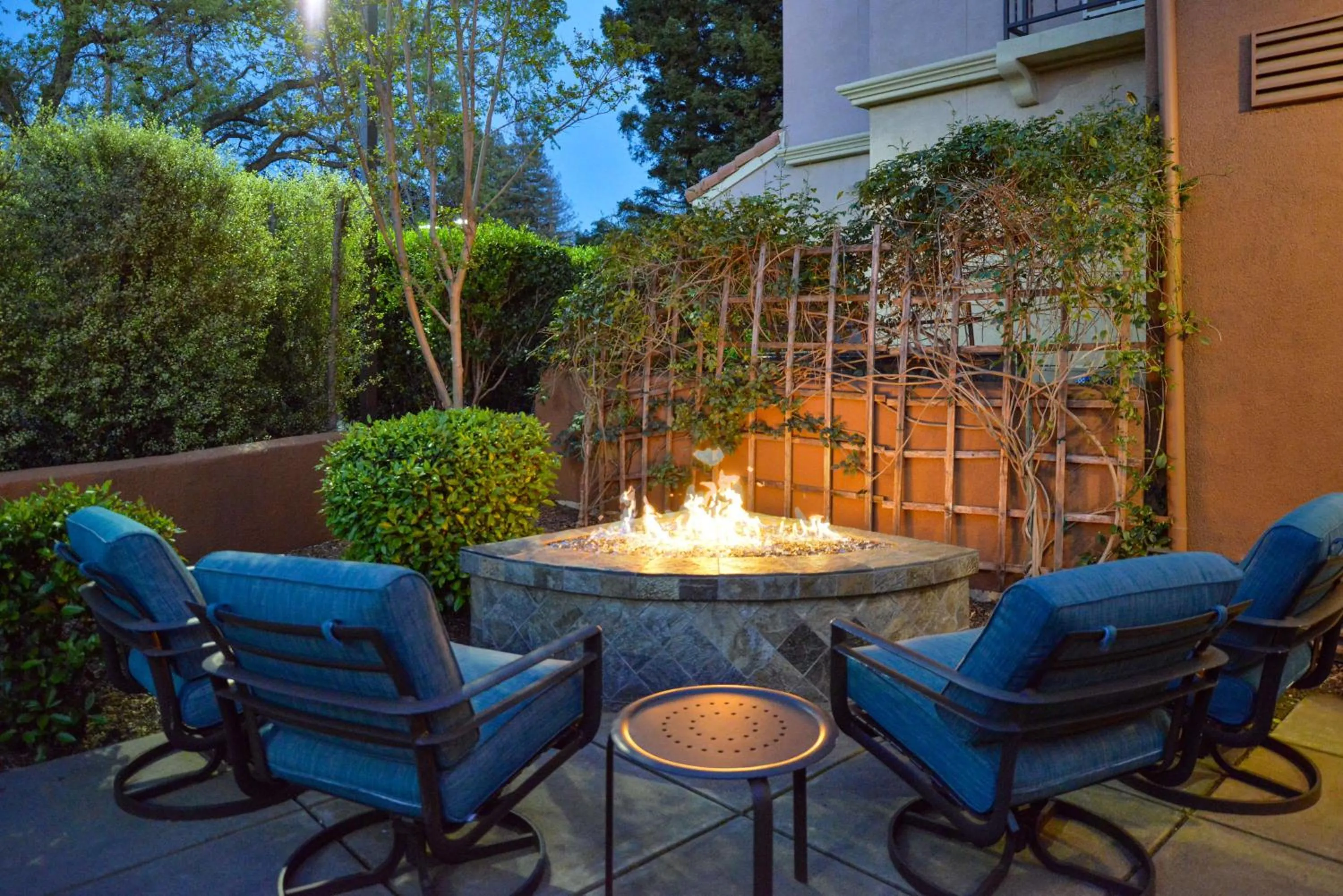 Patio in Hilton Garden Inn Napa