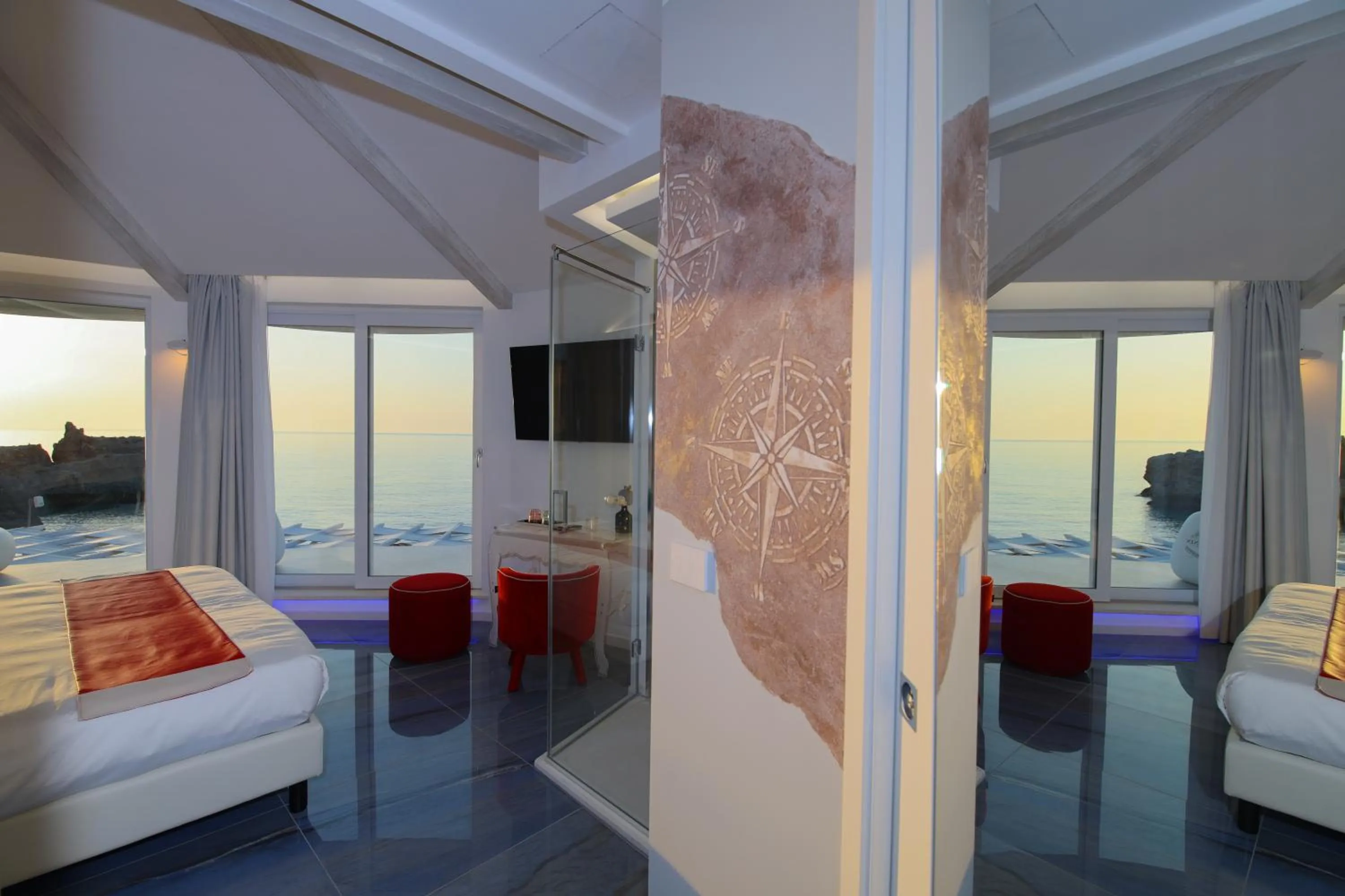 Sea view, Bed in Oldwell Hotel