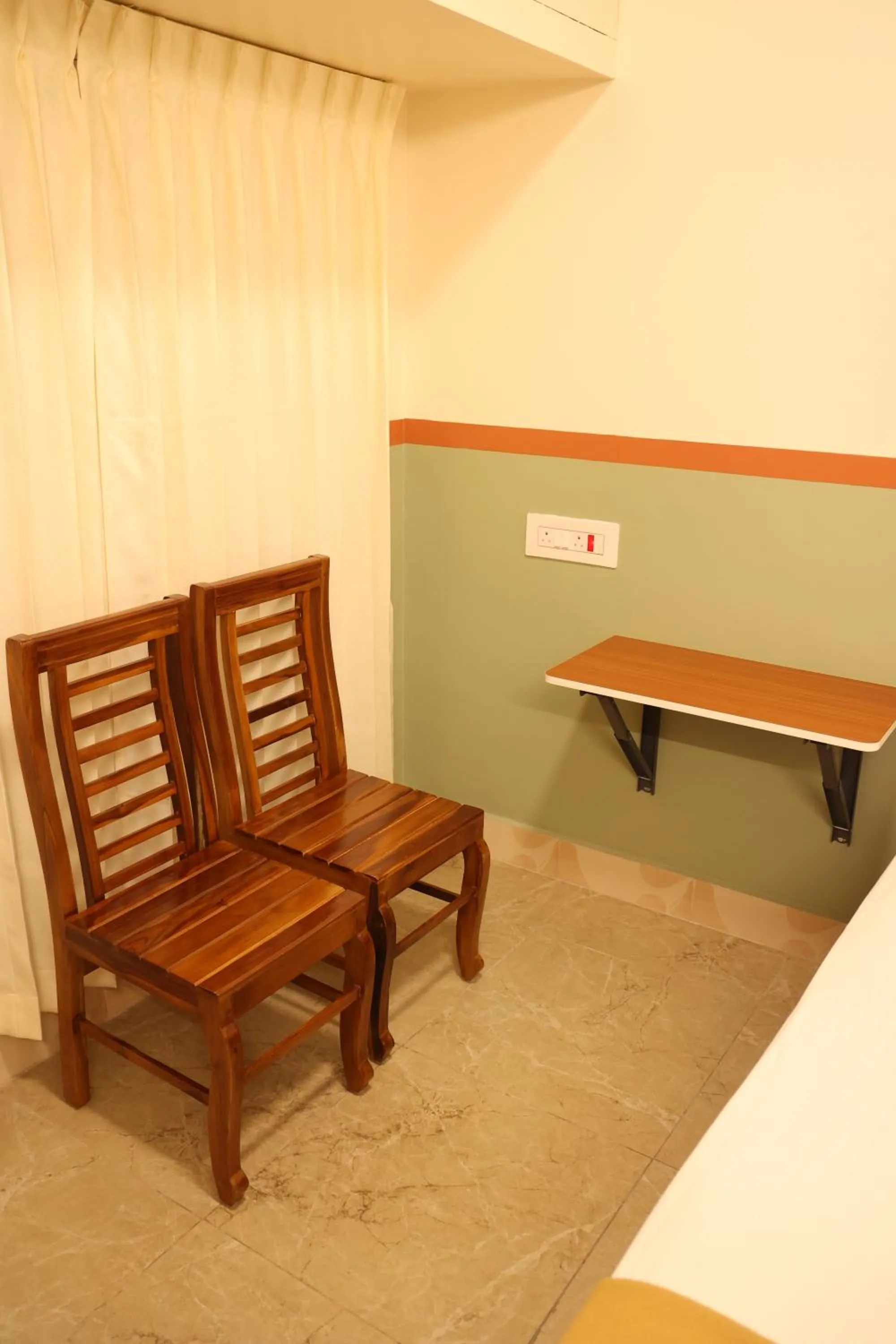 Seating area in Dwaraka Guest House