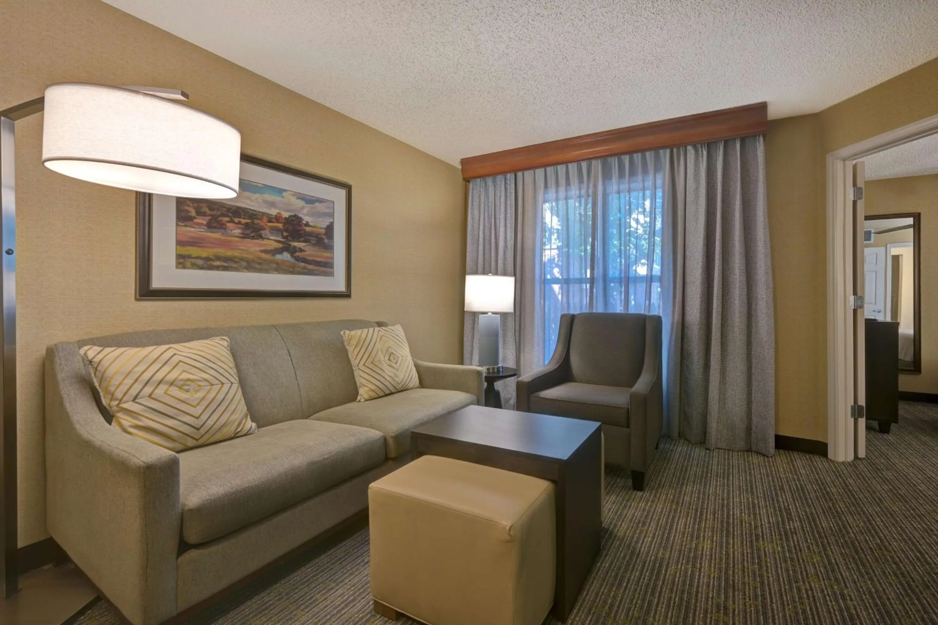 Living room in Homewood Suites by Hilton Boulder