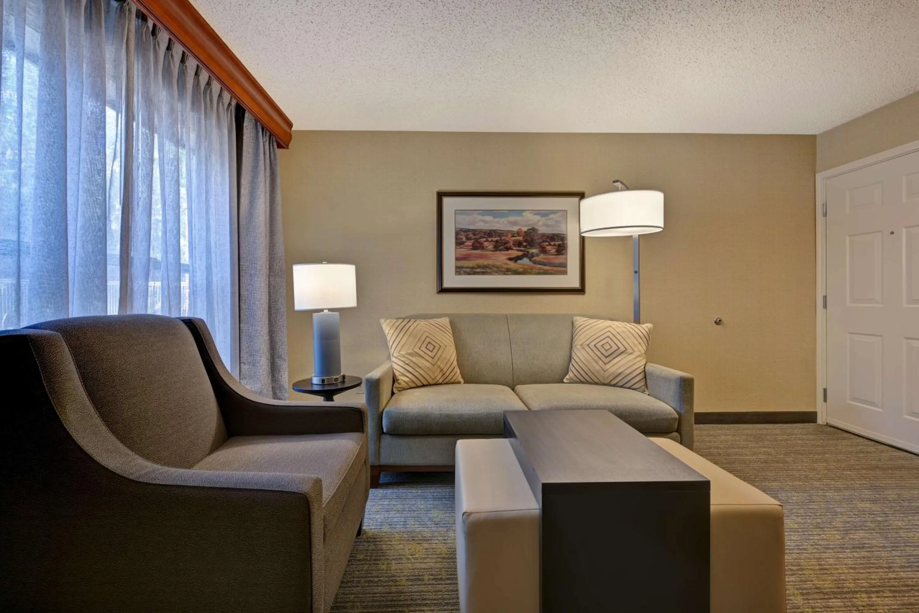 Living room in Homewood Suites by Hilton Boulder