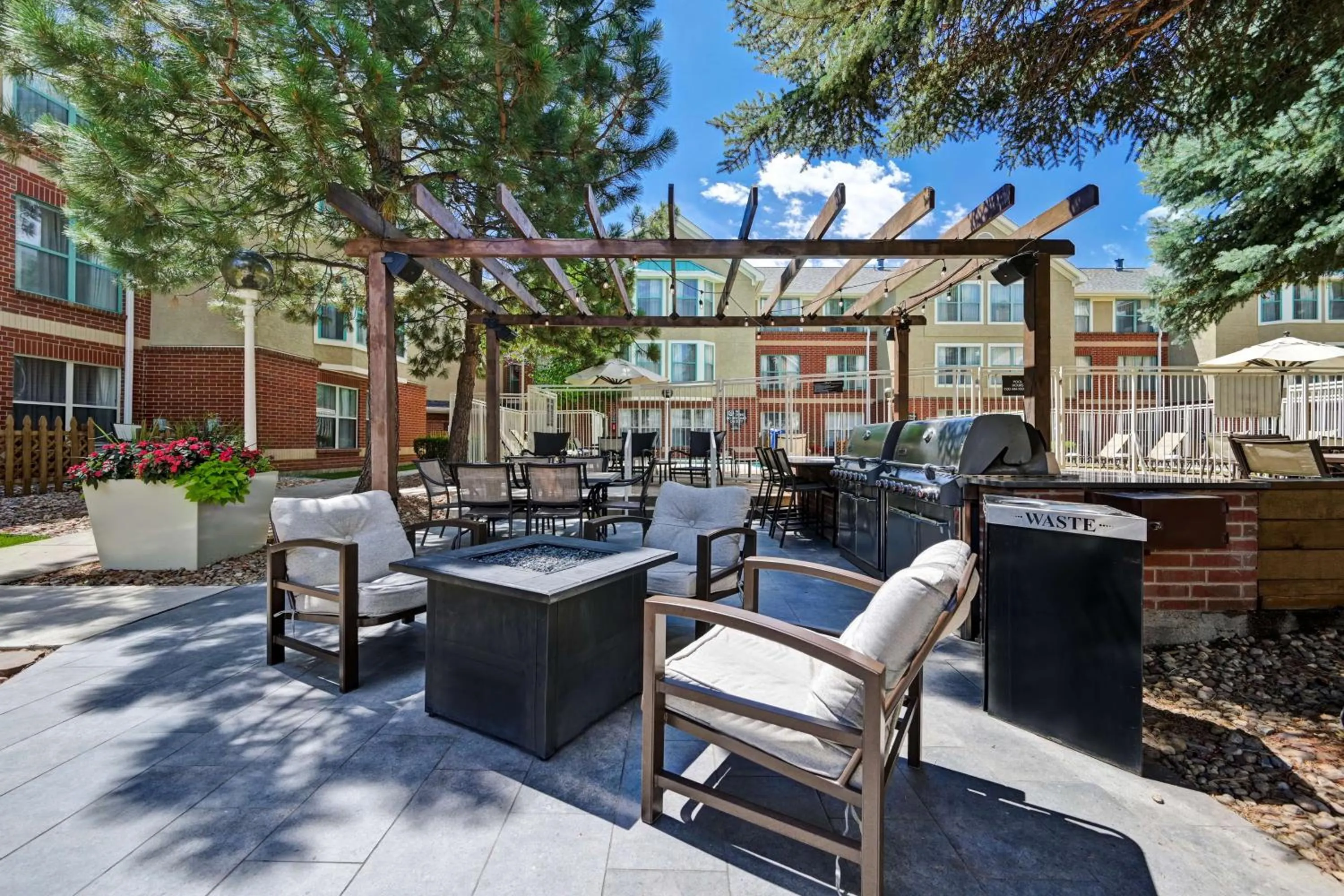 Patio in Homewood Suites by Hilton Boulder