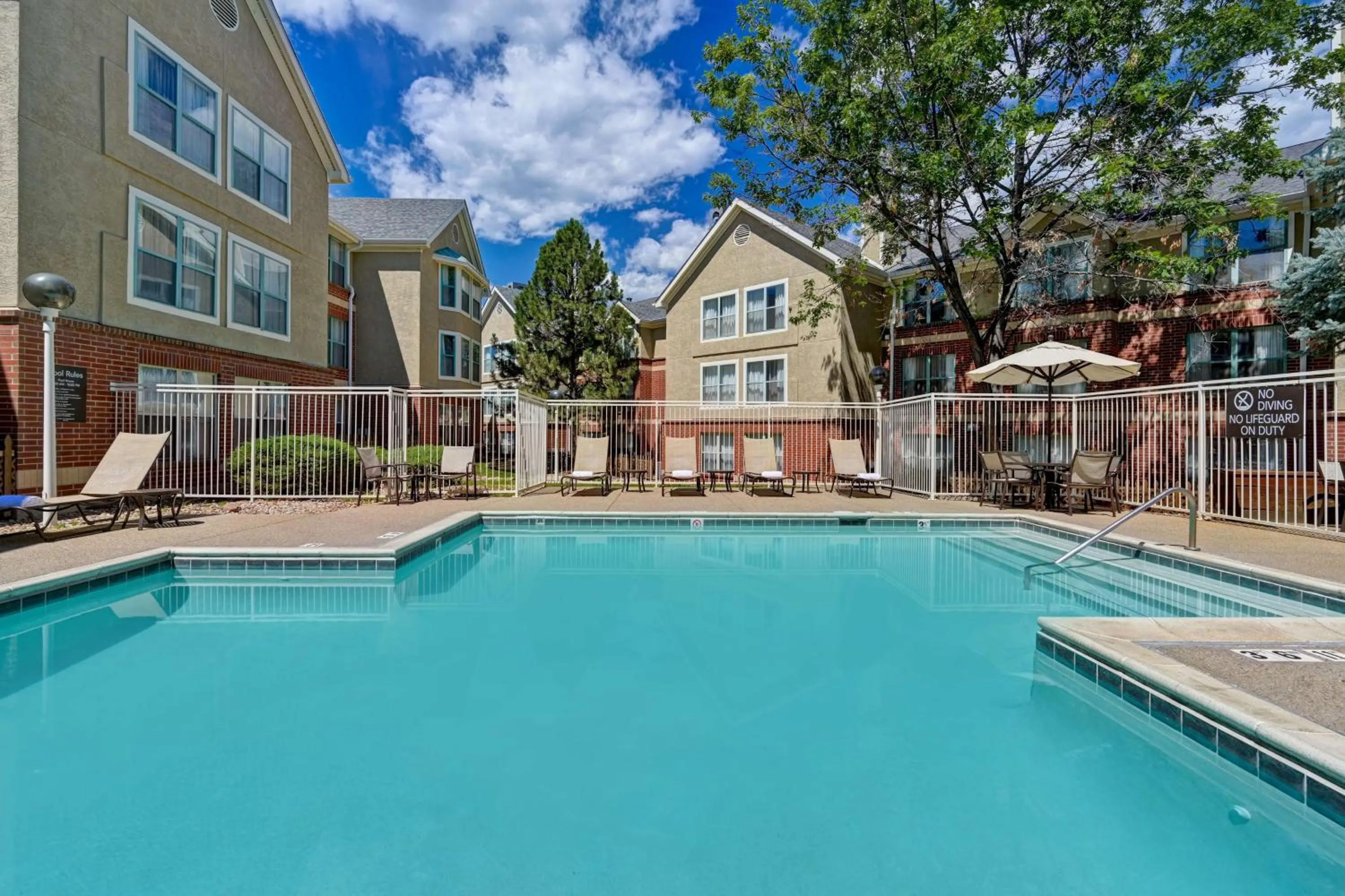 Pool view in Homewood Suites by Hilton Boulder