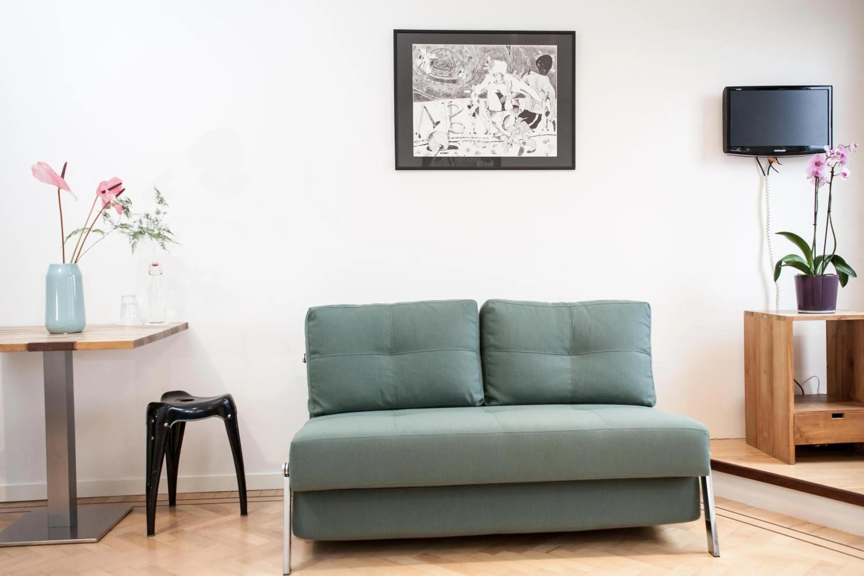 Bed in Kuwadro Guesthouse Centrum