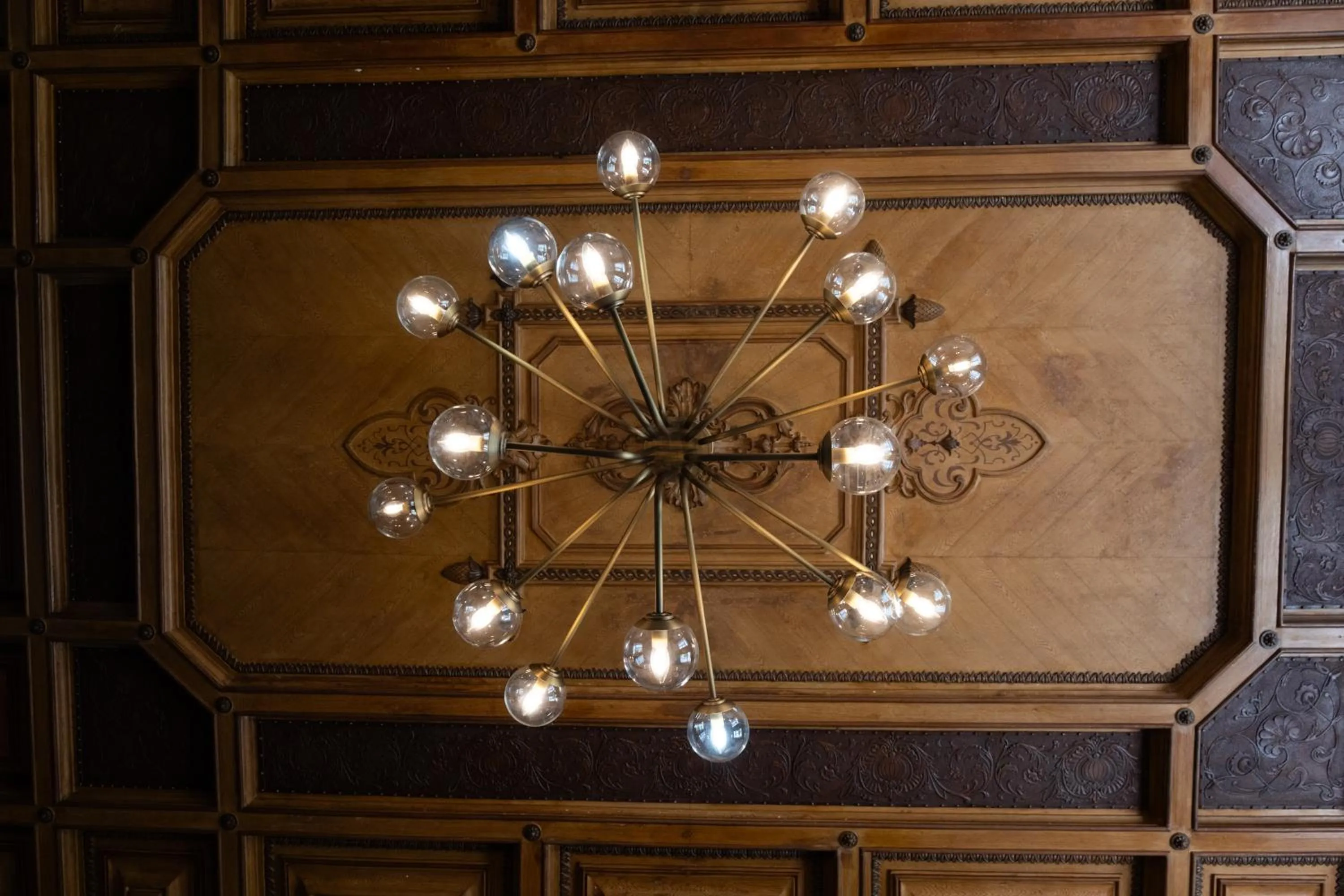 Decorative detail in Marquês Garden House by Olivia