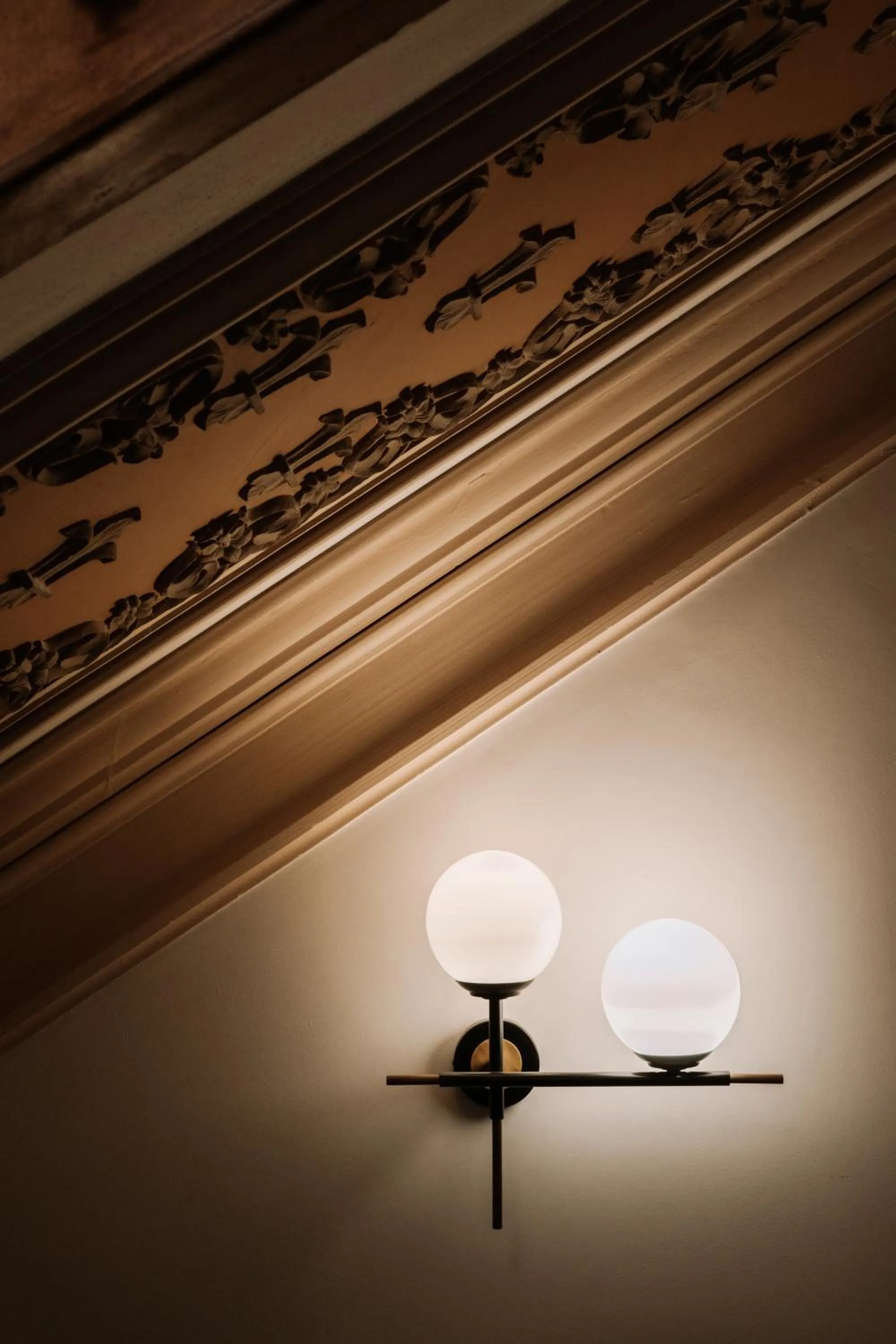 Decorative detail in Marquês Garden House by Olivia