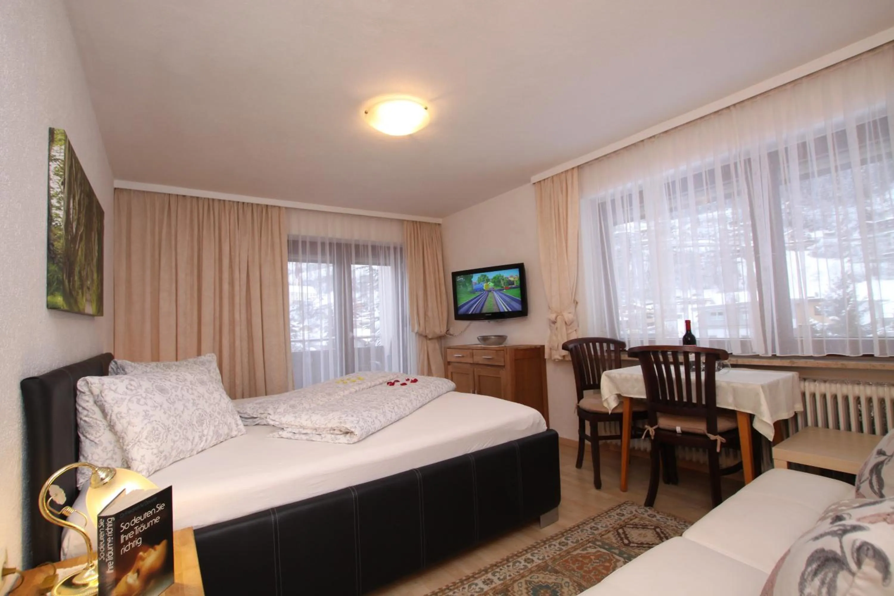 TV and multimedia, Bed in Pension Garni Gerhard