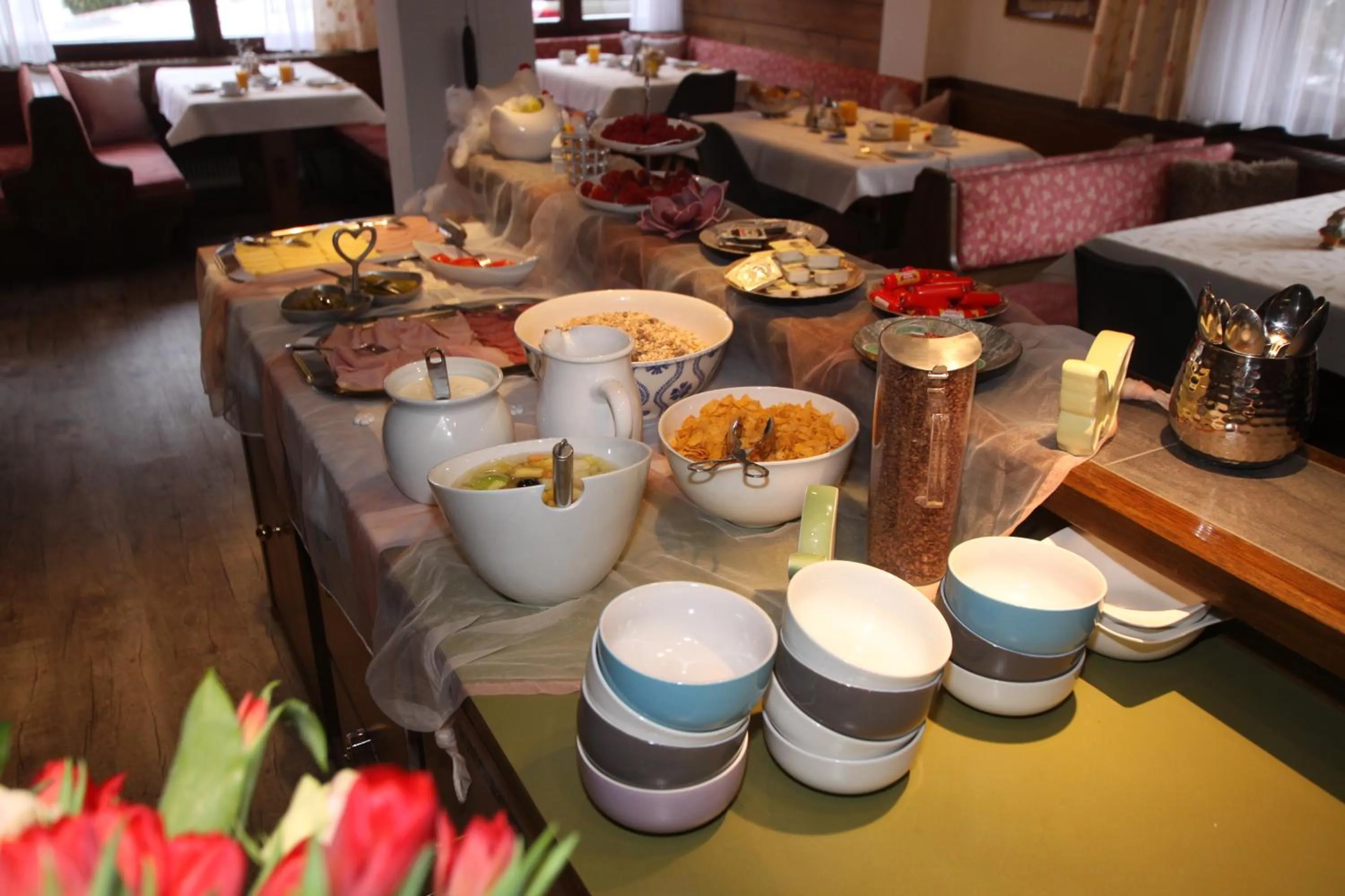 Buffet breakfast in Pension Garni Gerhard