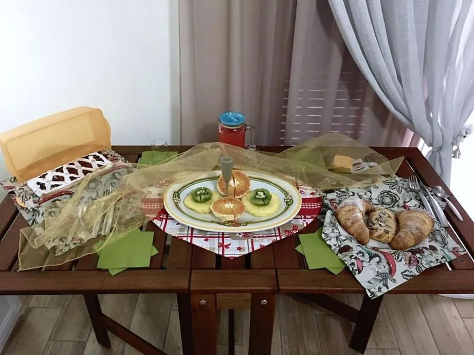 Italian breakfast in B & B Evergreen