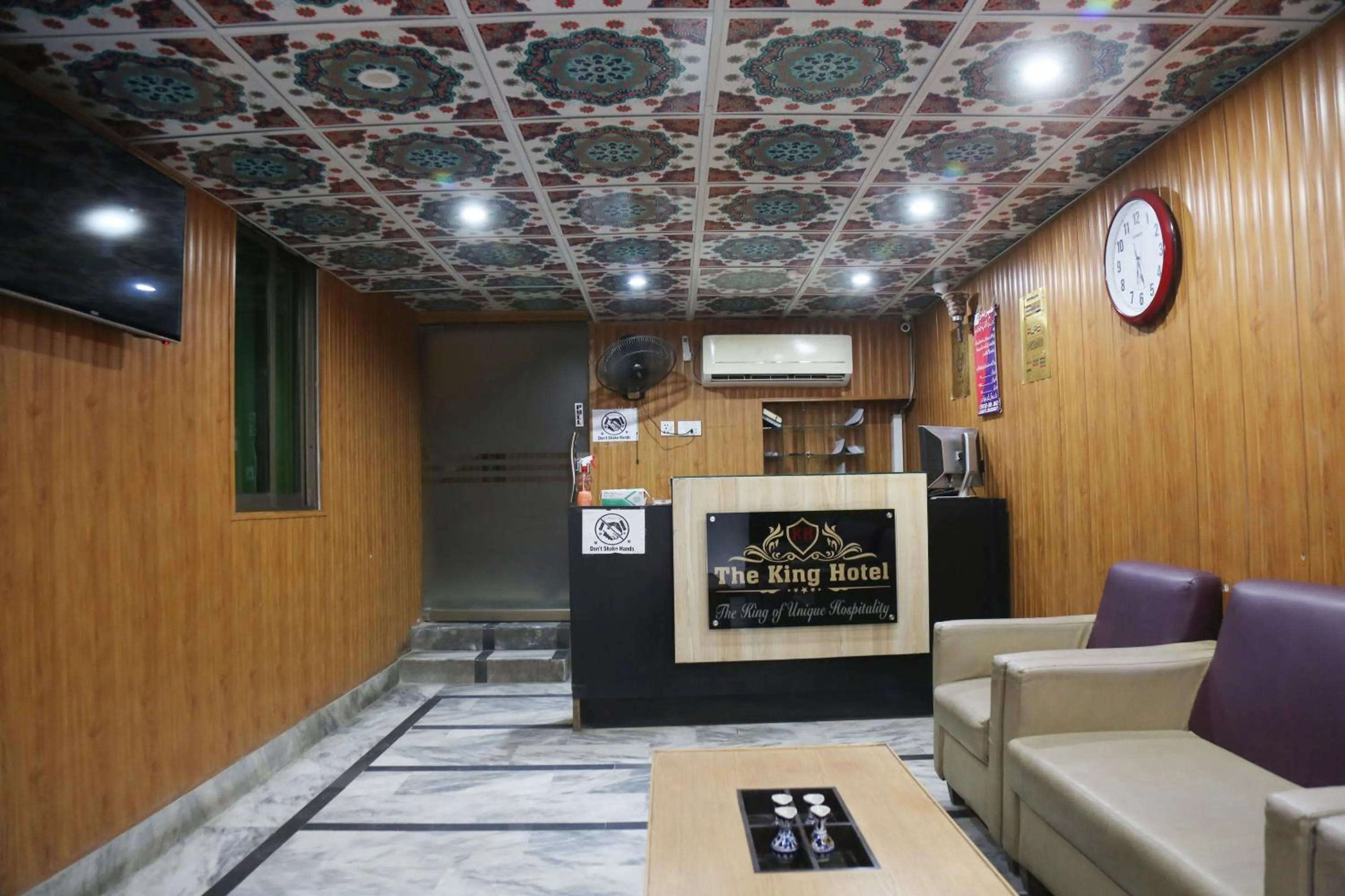 Lobby or reception in The King Hotel