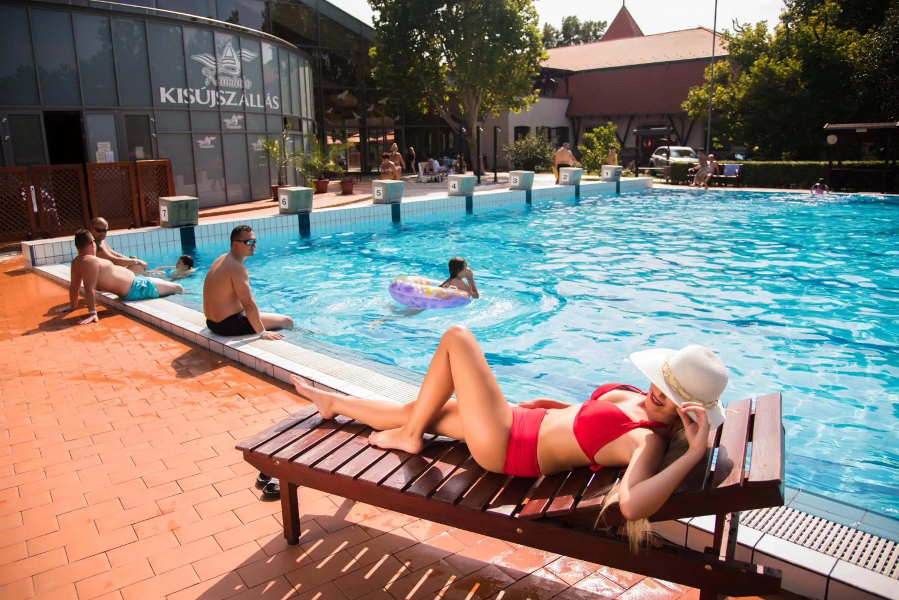 Spa and wellness centre/facilities in Hotel Kumánia