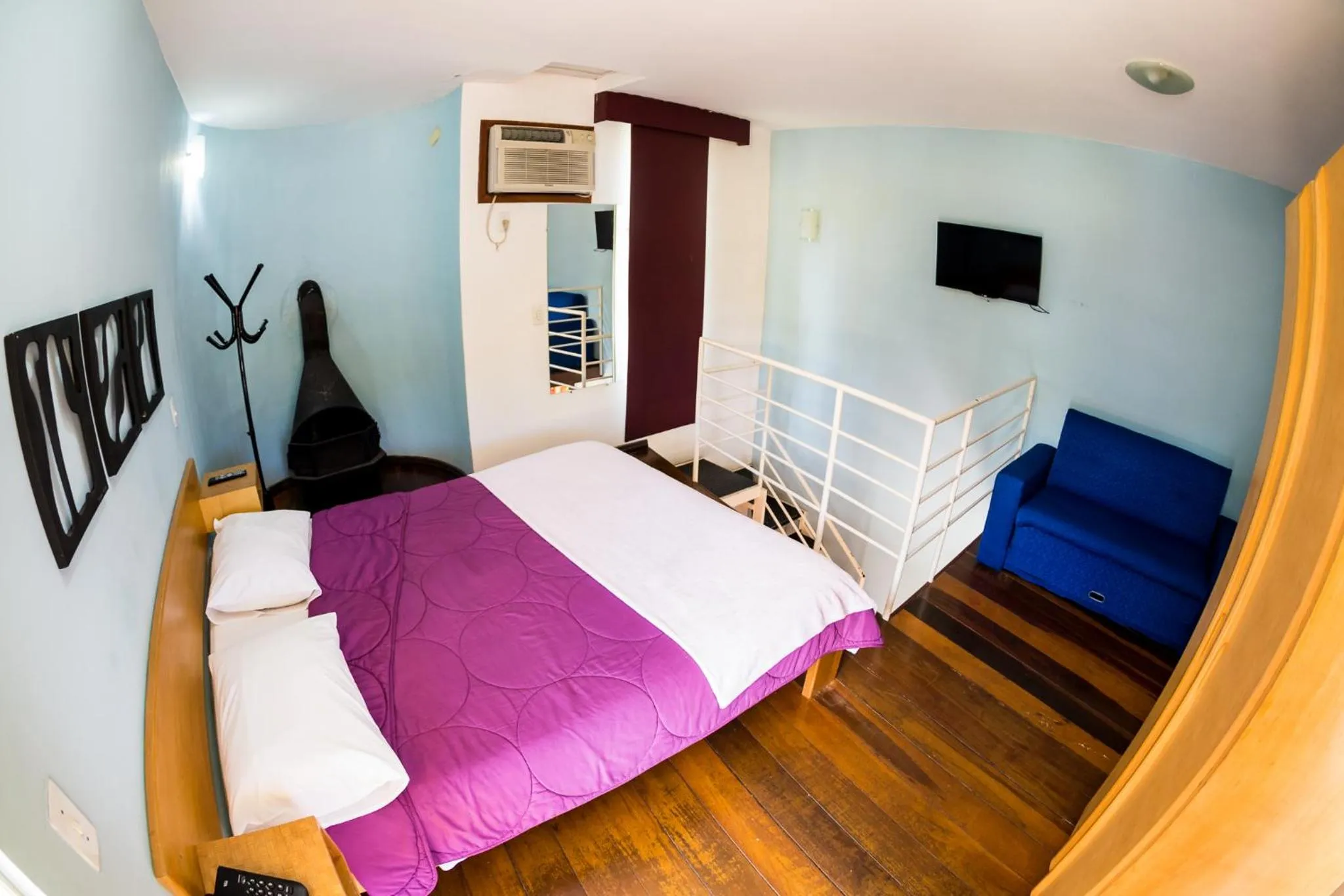 Bed in Pousada Suarez