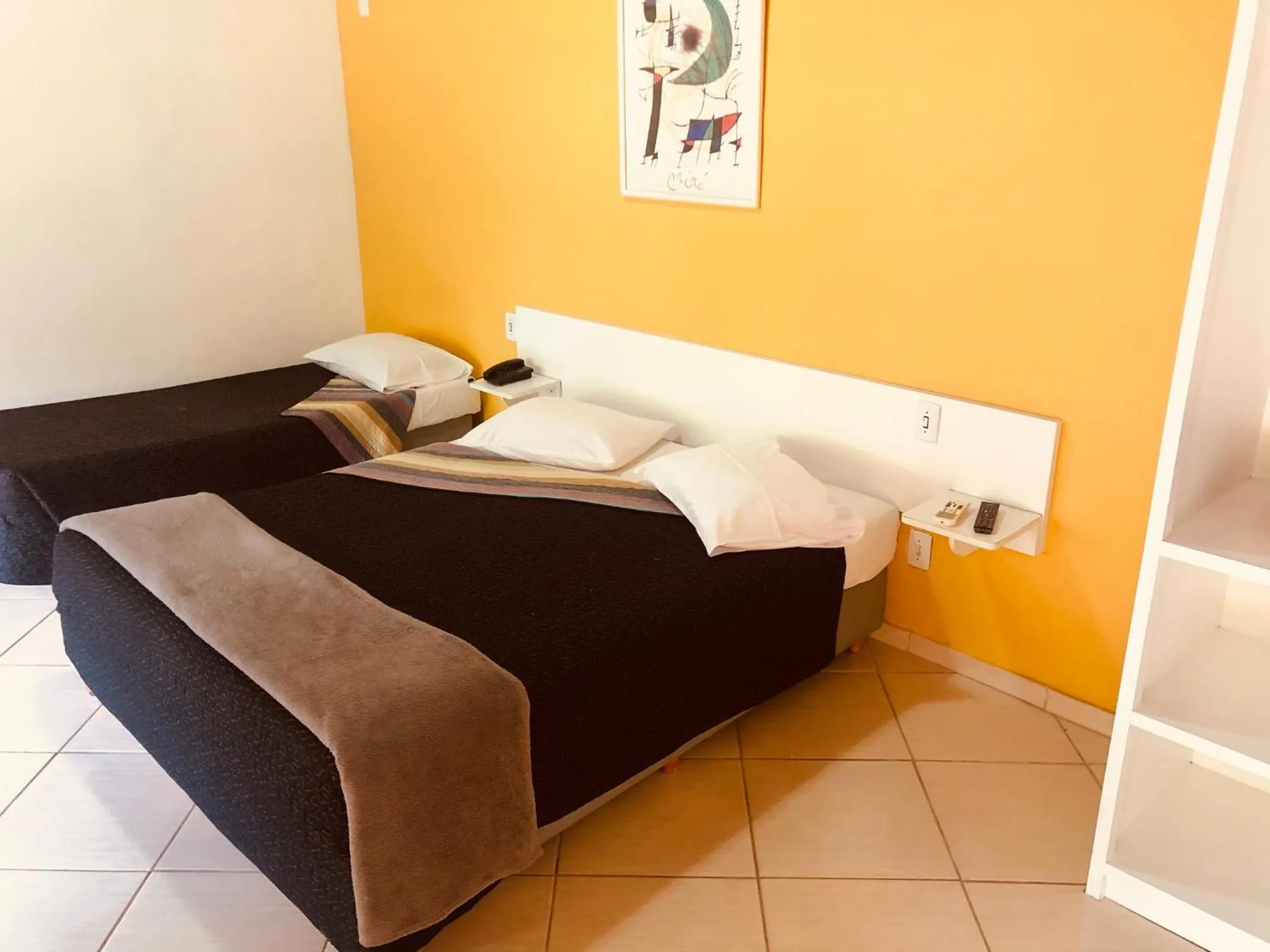 Bed in Pousada Suarez