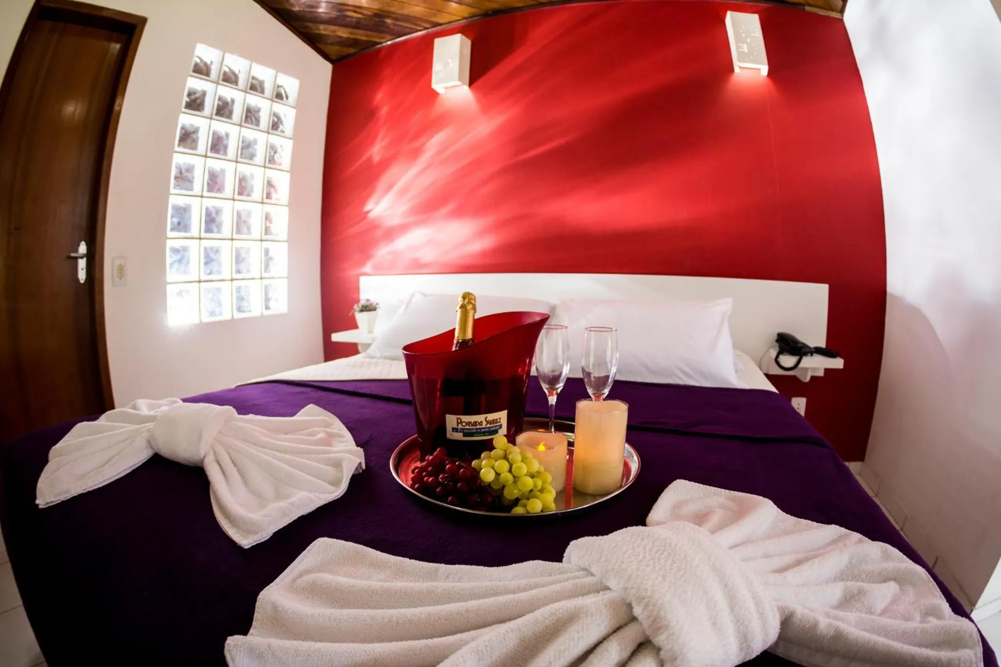 Bed in Pousada Suarez