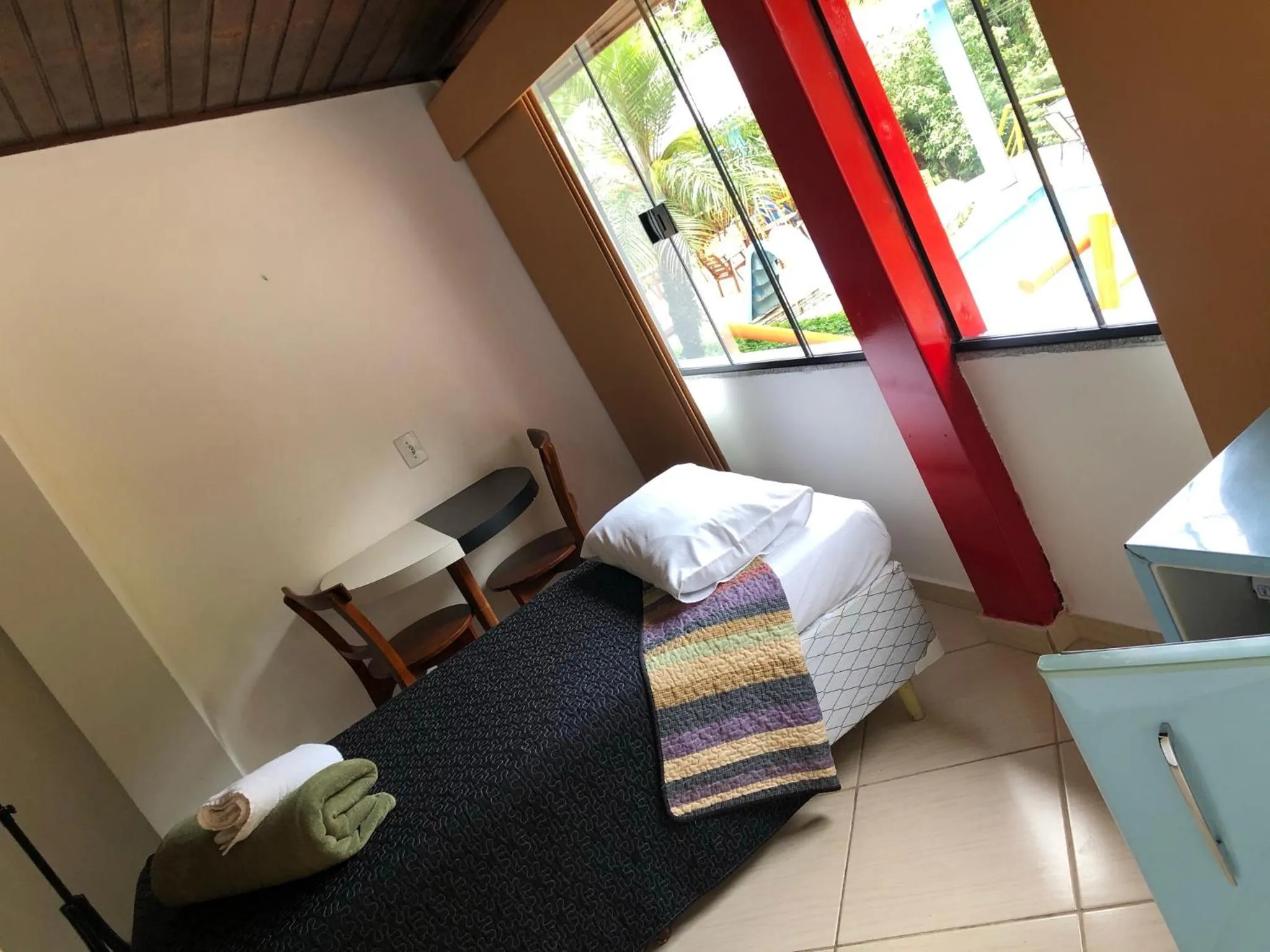 Bed in Pousada Suarez