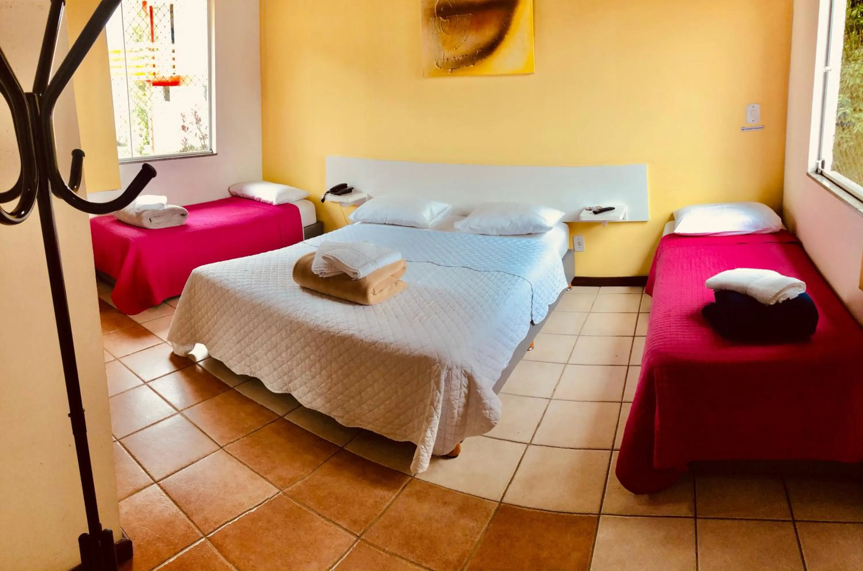 Bed in Pousada Suarez