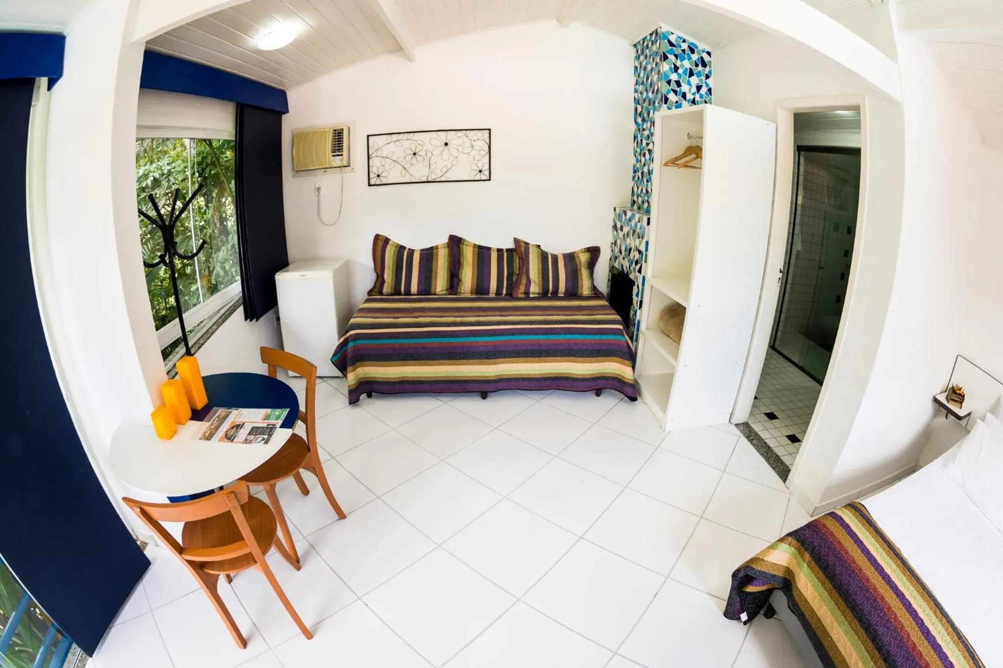 Bed in Pousada Suarez