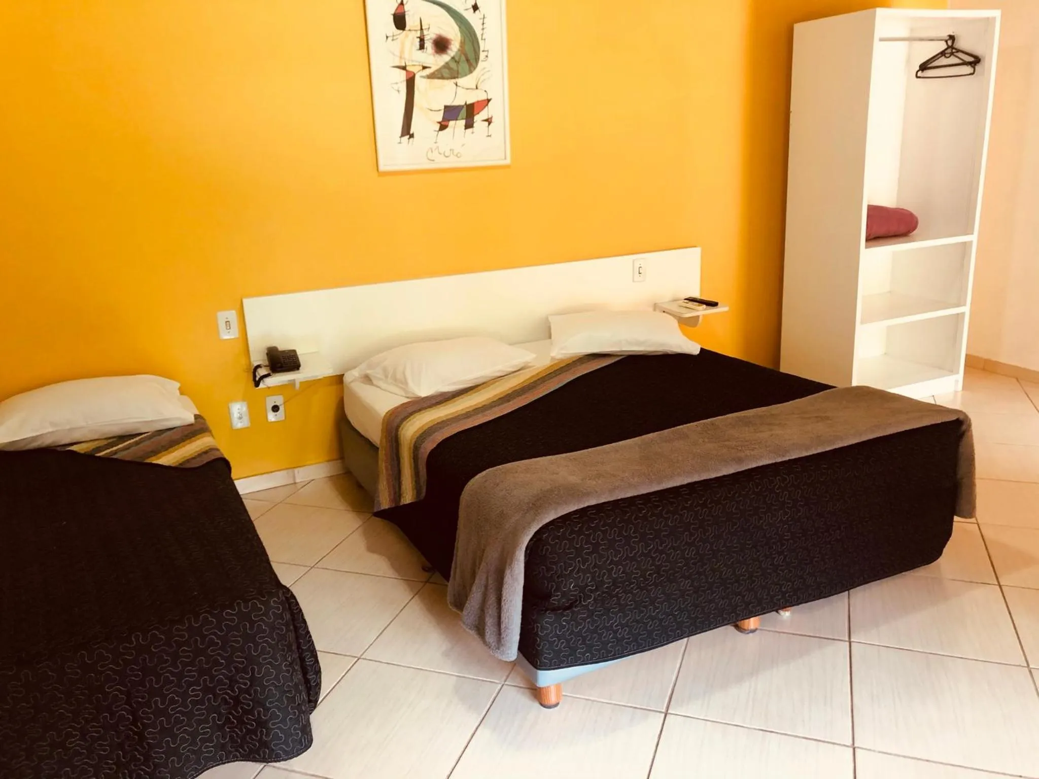 Bed in Pousada Suarez