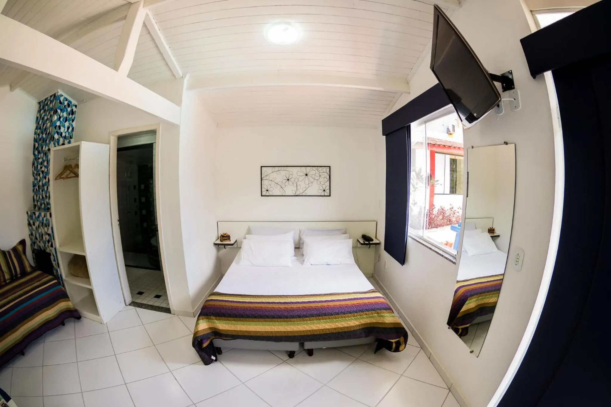 Bed in Pousada Suarez